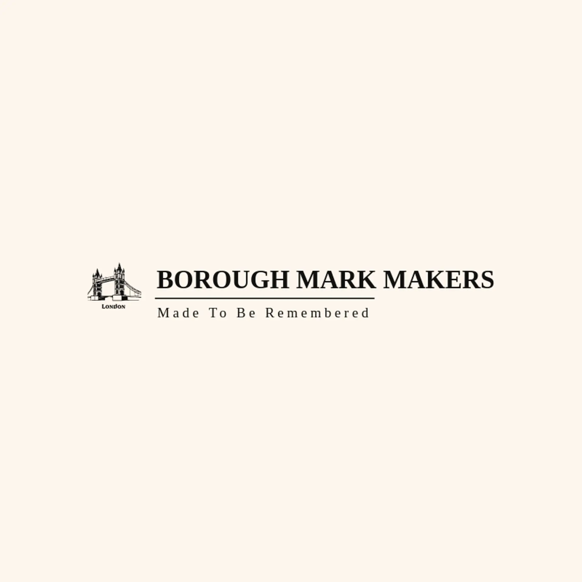 Borough Mark Makers logo for london