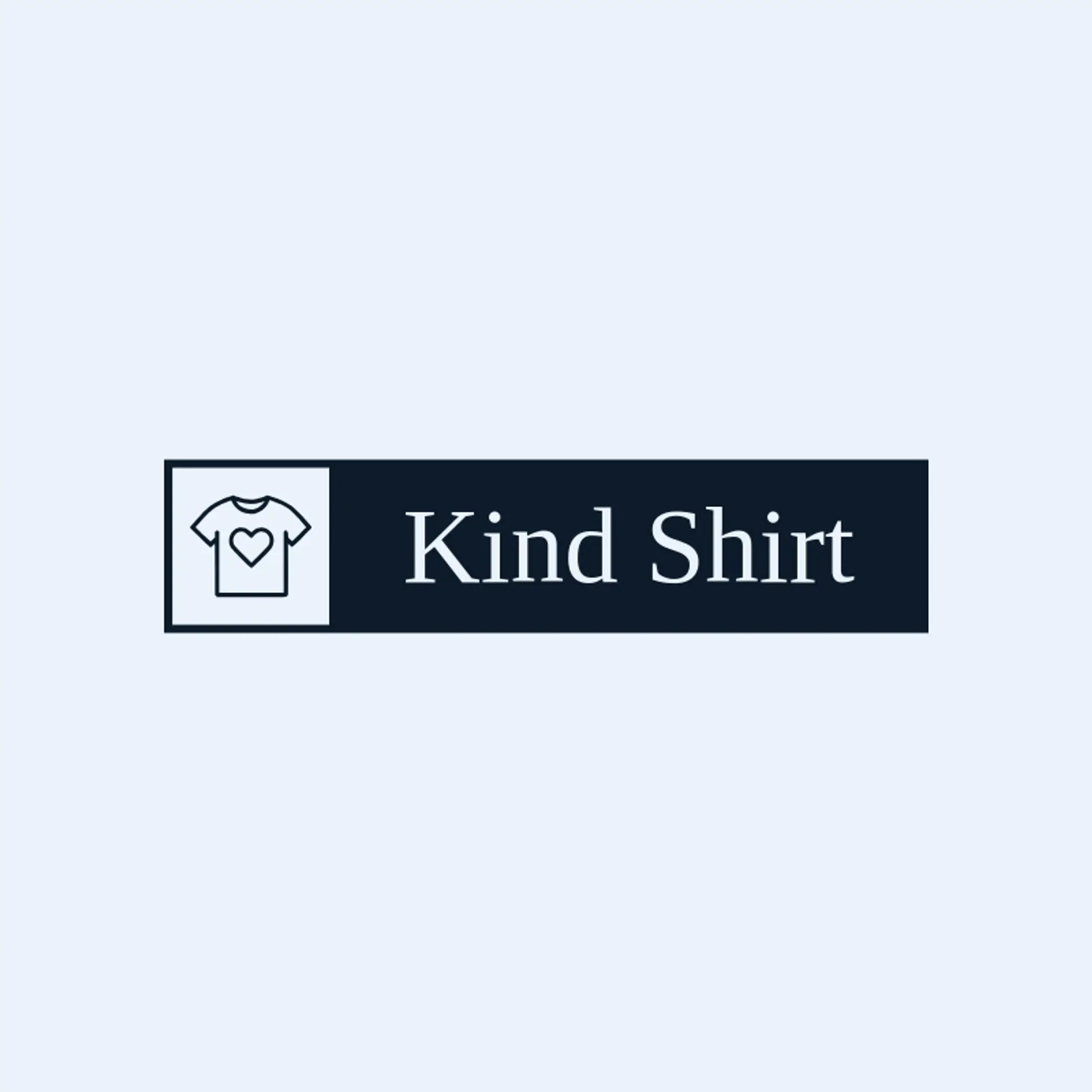 Kind Shirt logo for clothes