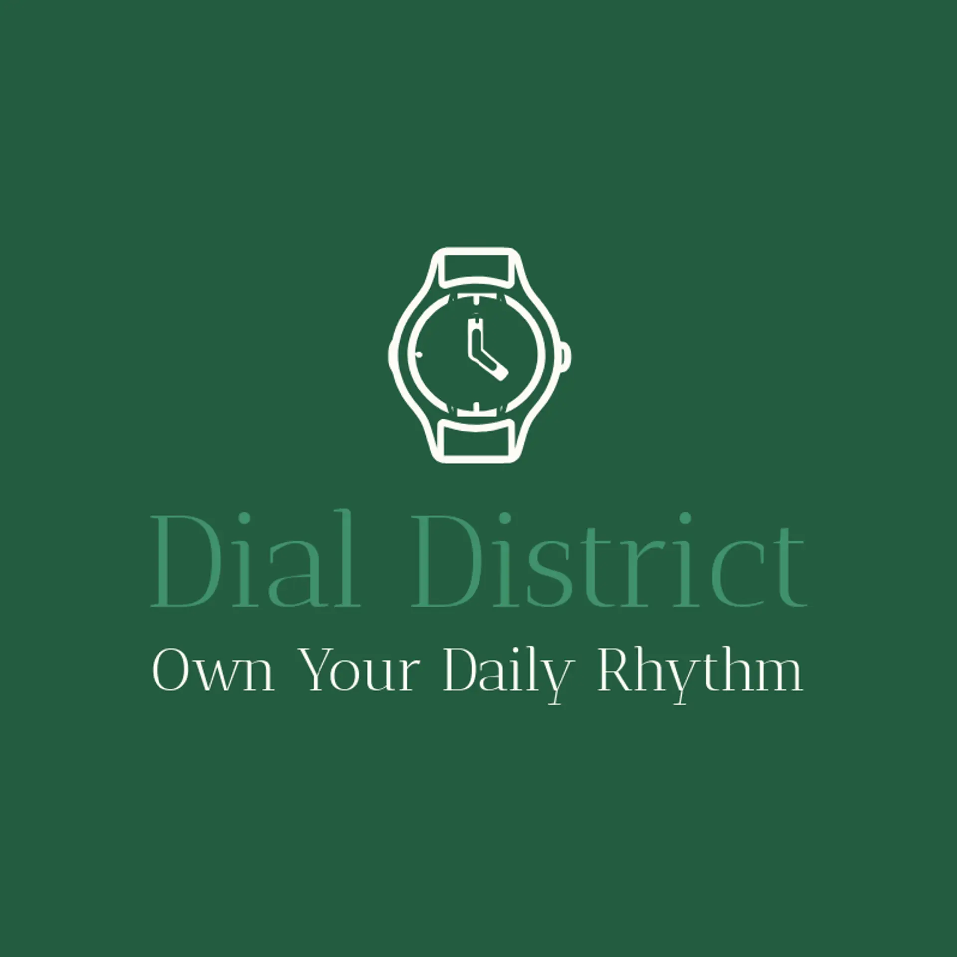 Dial District logo for watch