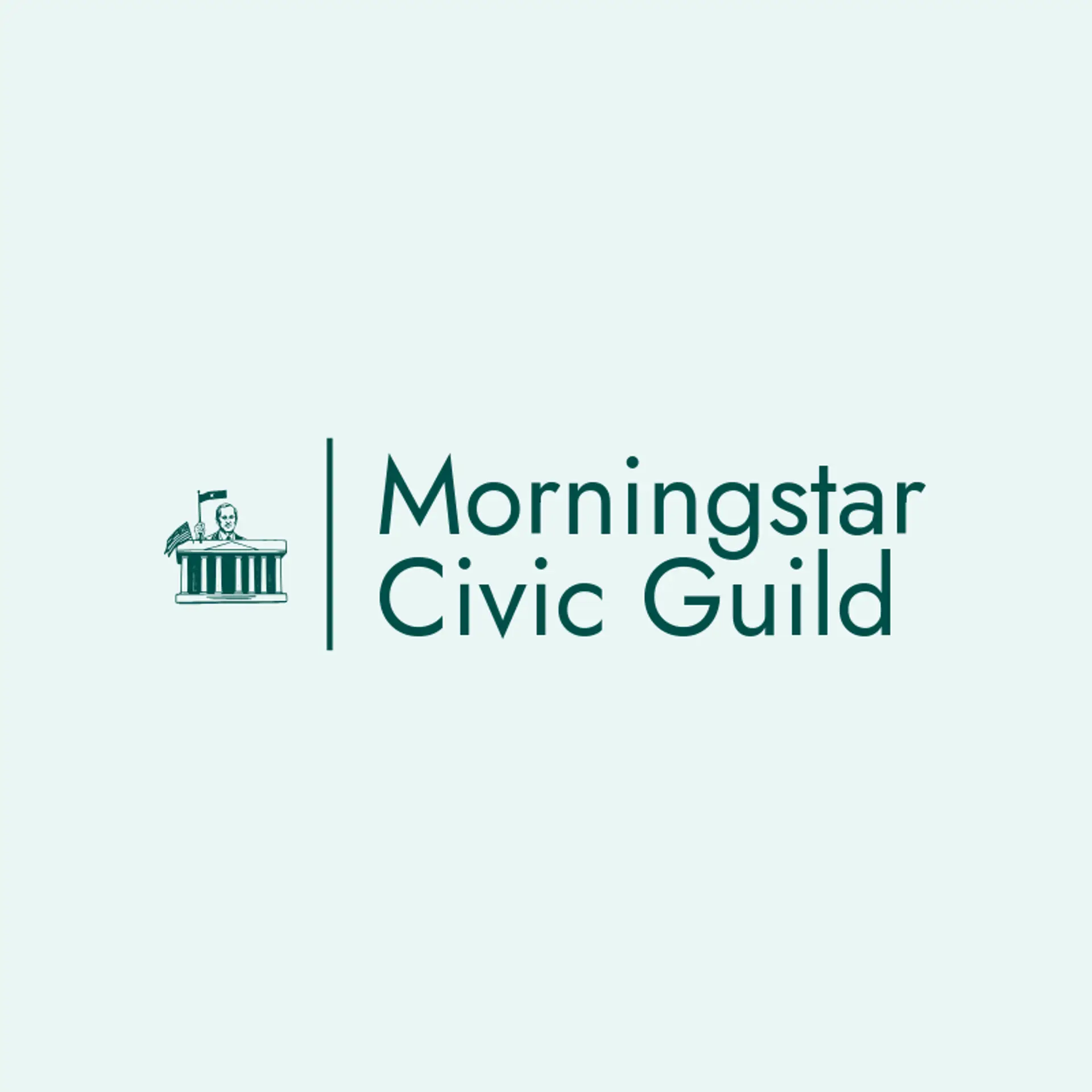 Morningstar Civic Guild logo for president