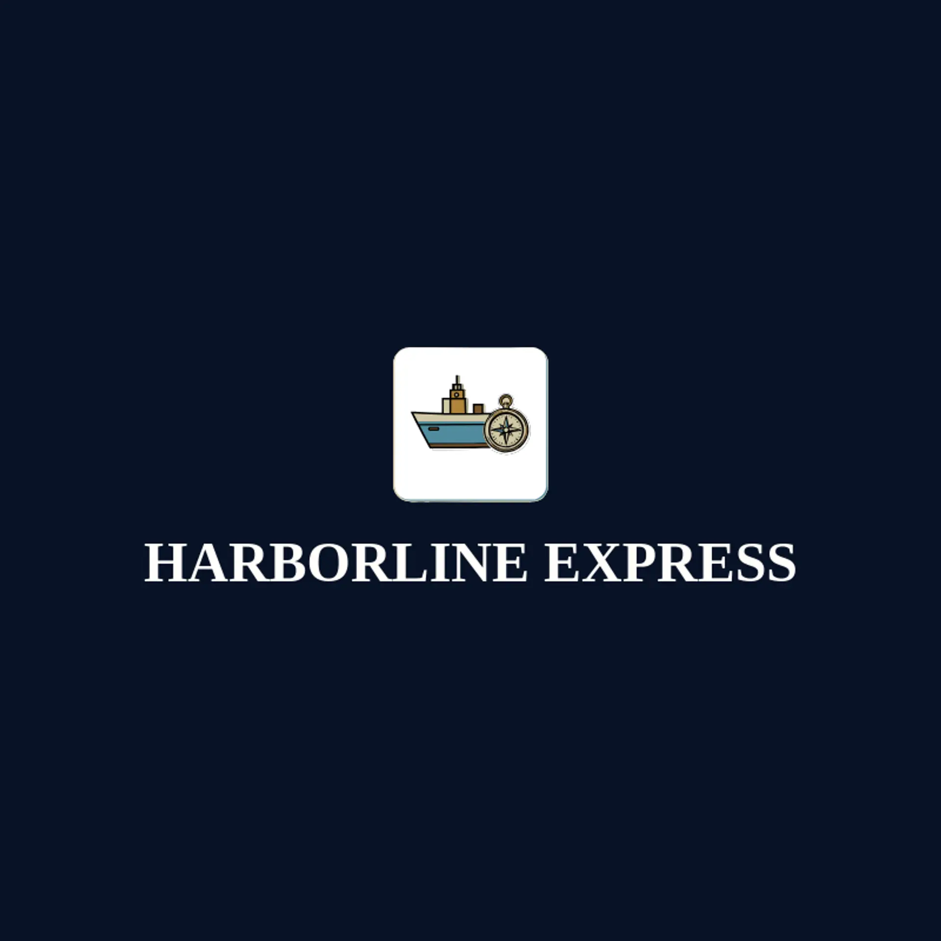 Harborline Express logo for shipping