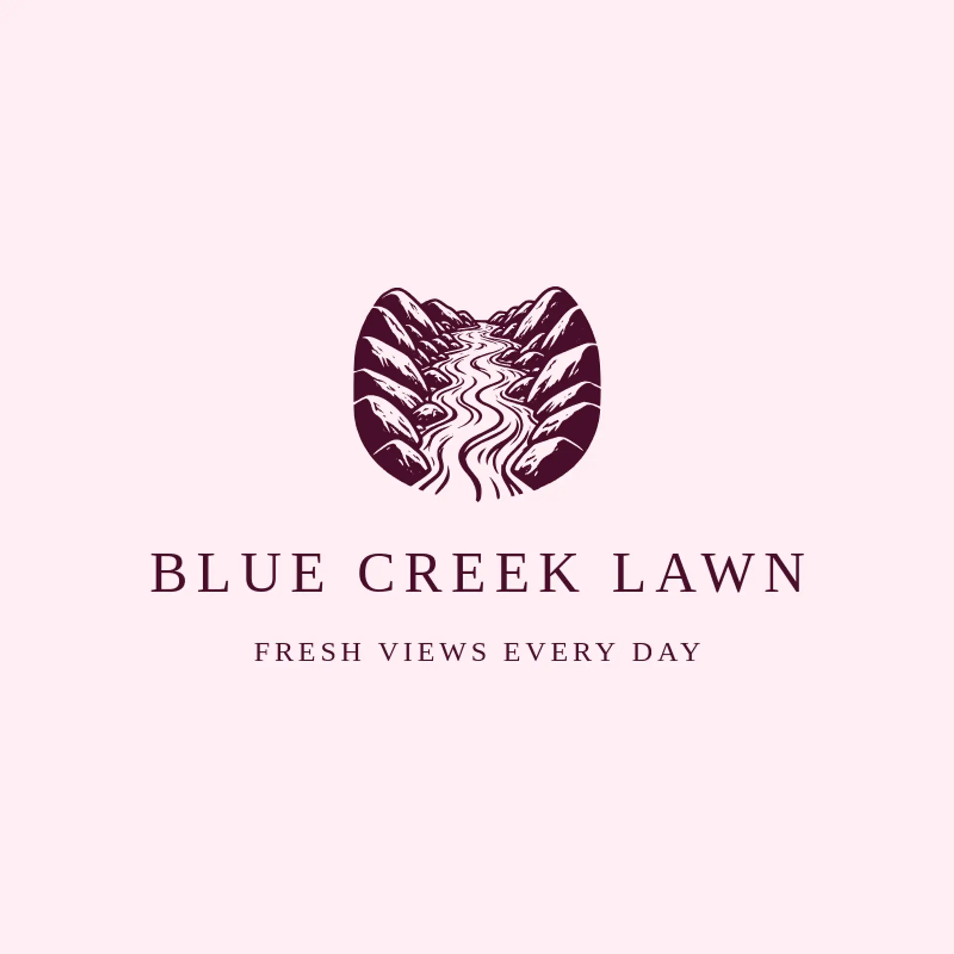 Blue Creek Lawn logo for landscape