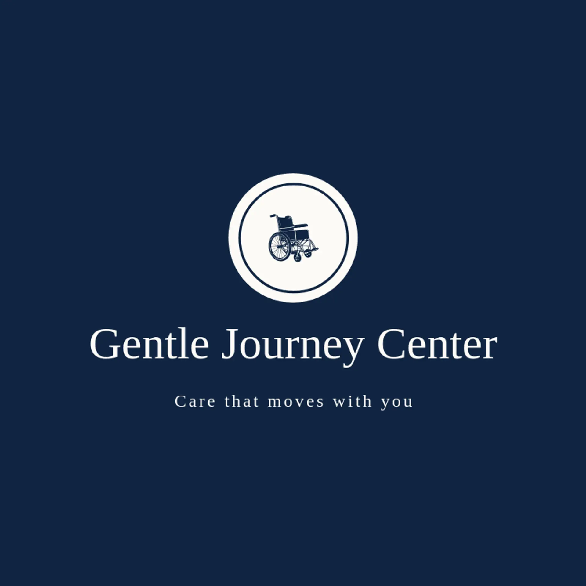 Gentle Journey Center logo for wheelchair