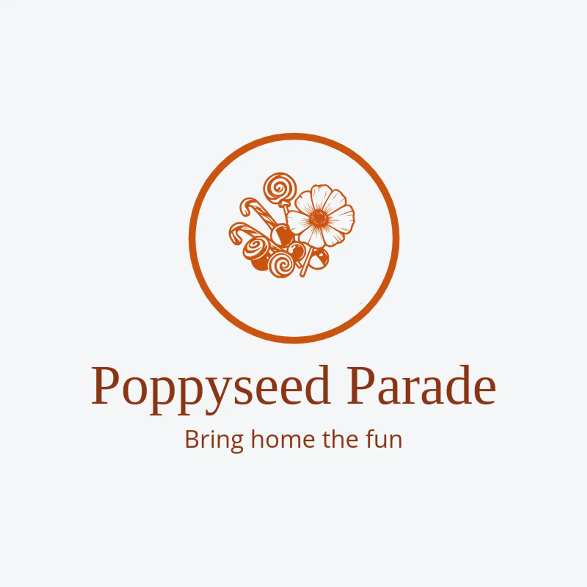 Poppyseed Parade logo for sweets