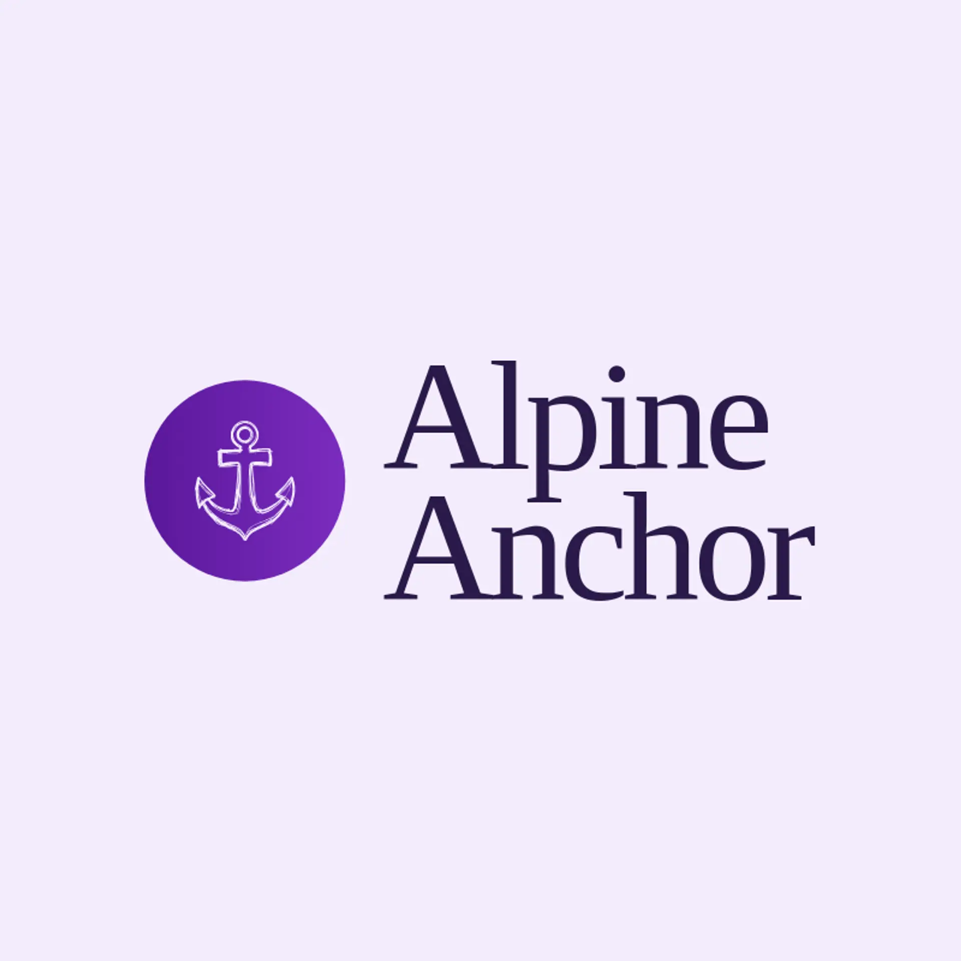 Alpine Anchor logo for swiss