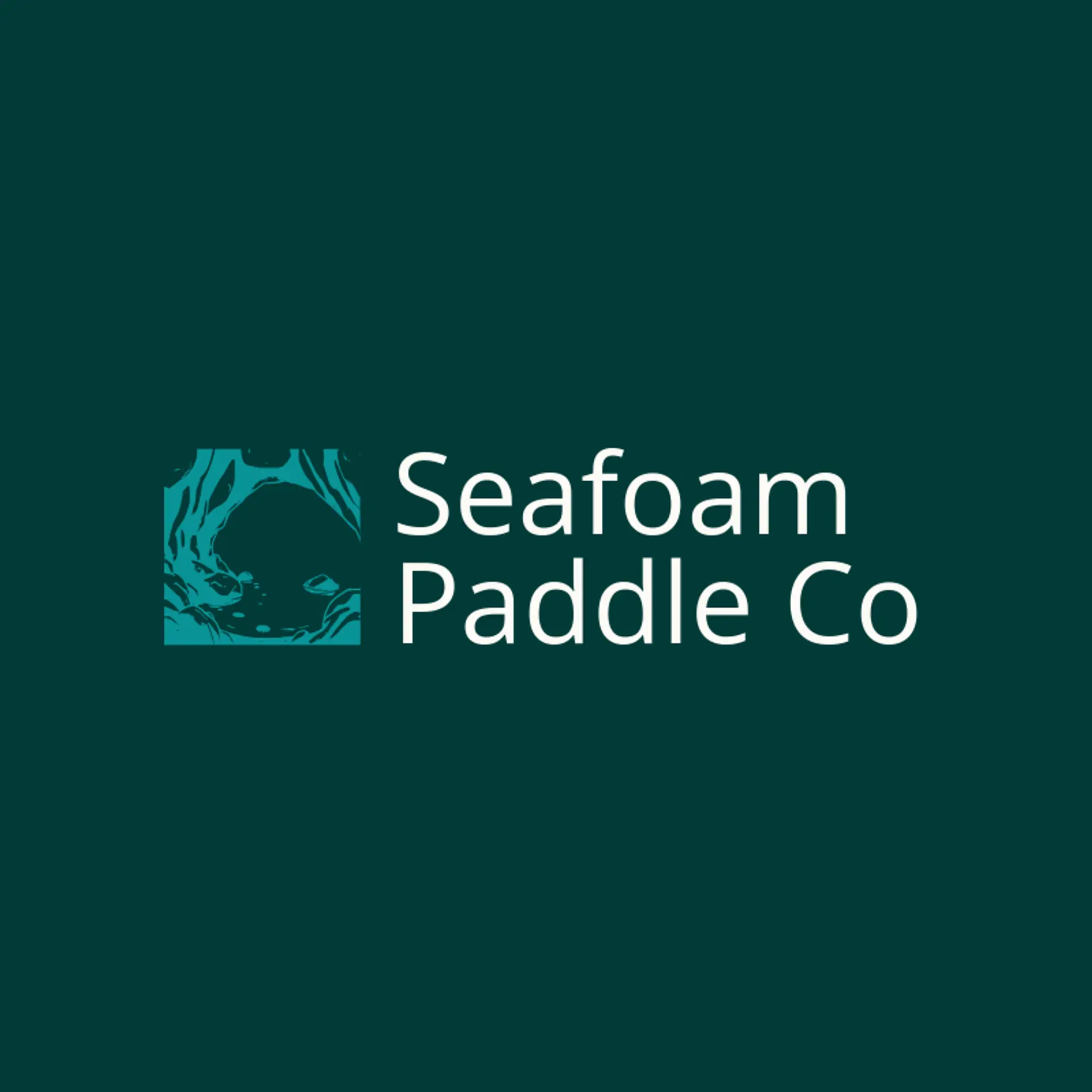 Seafoam Paddle Co logo for lagoon