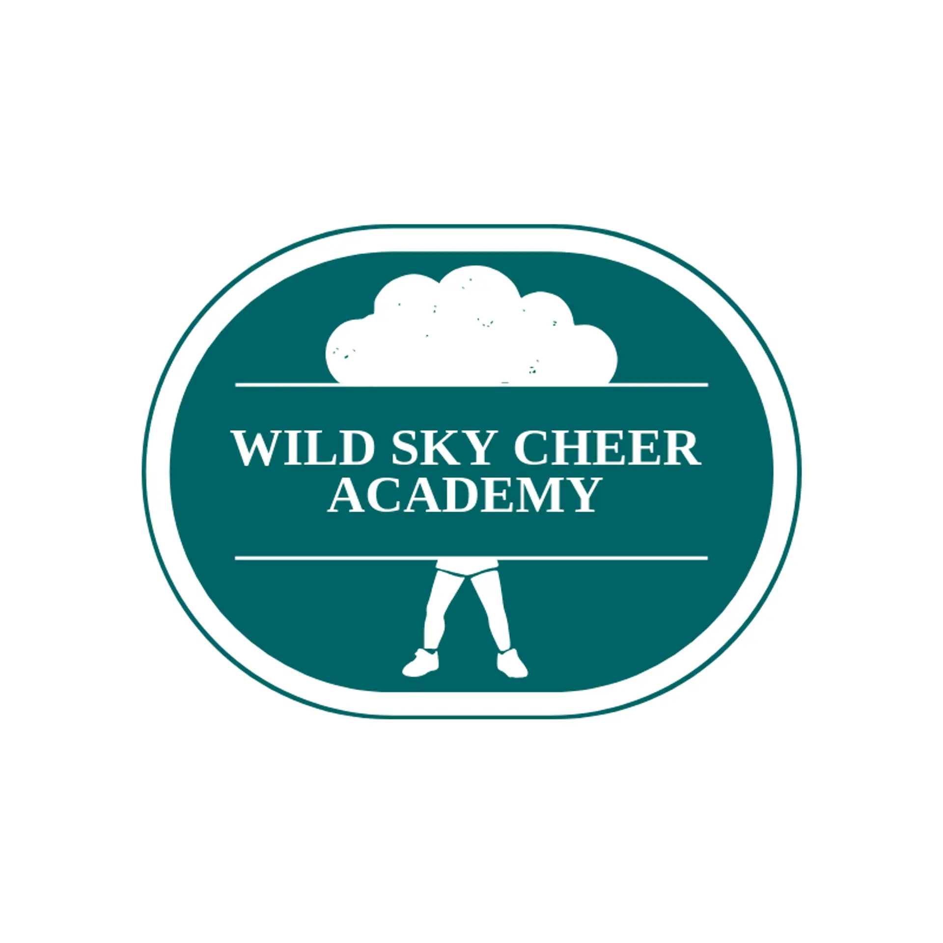 Wild Sky Cheer Academy logo for cheerleader