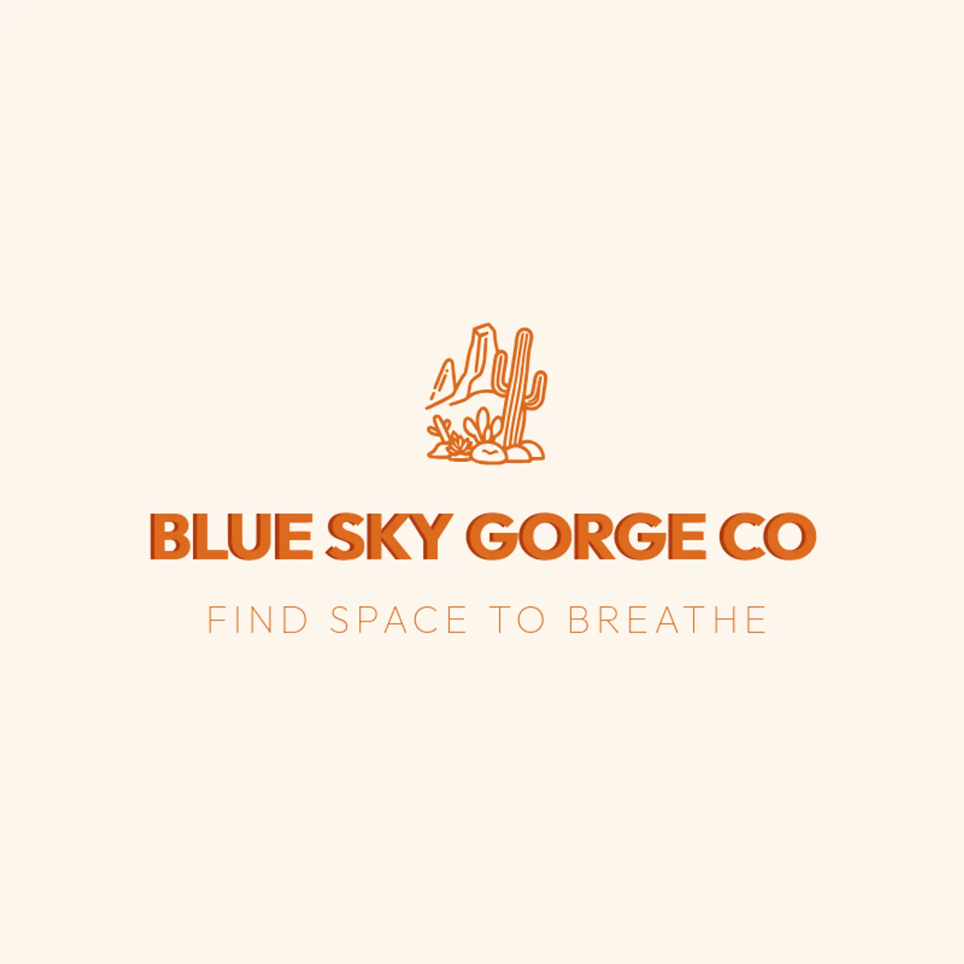 Blue Sky Gorge Co logo for Canyon