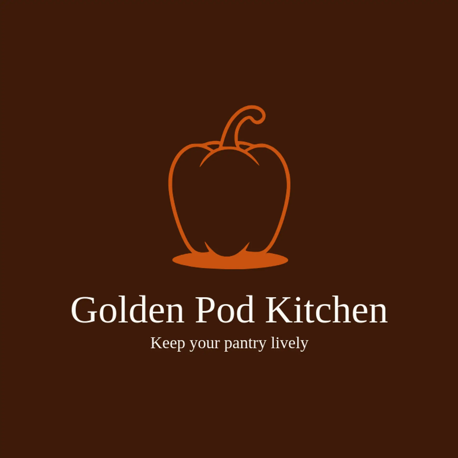 Golden Pod Kitchen logo for pepper
