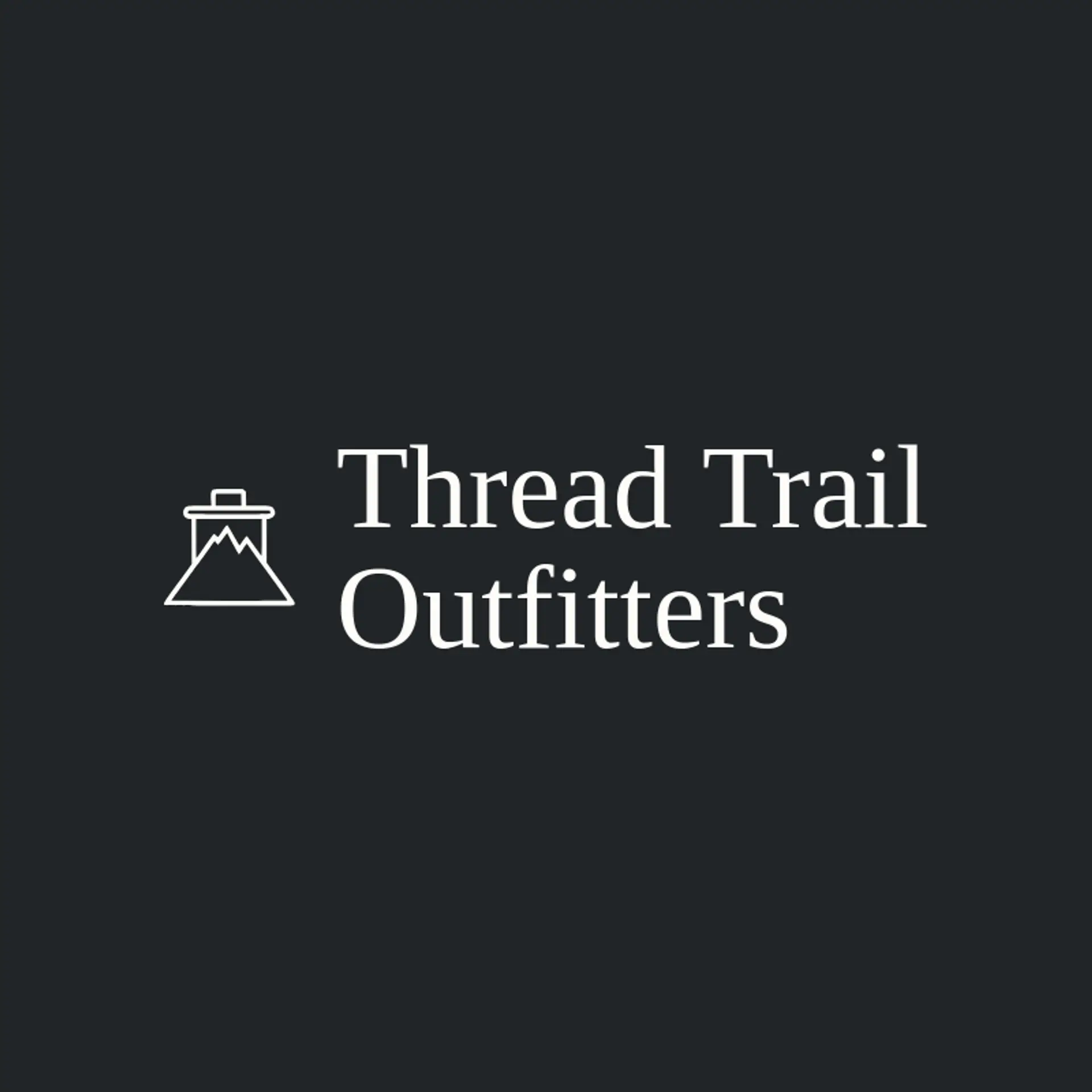 Thread Trail Outfitters logo for sewing