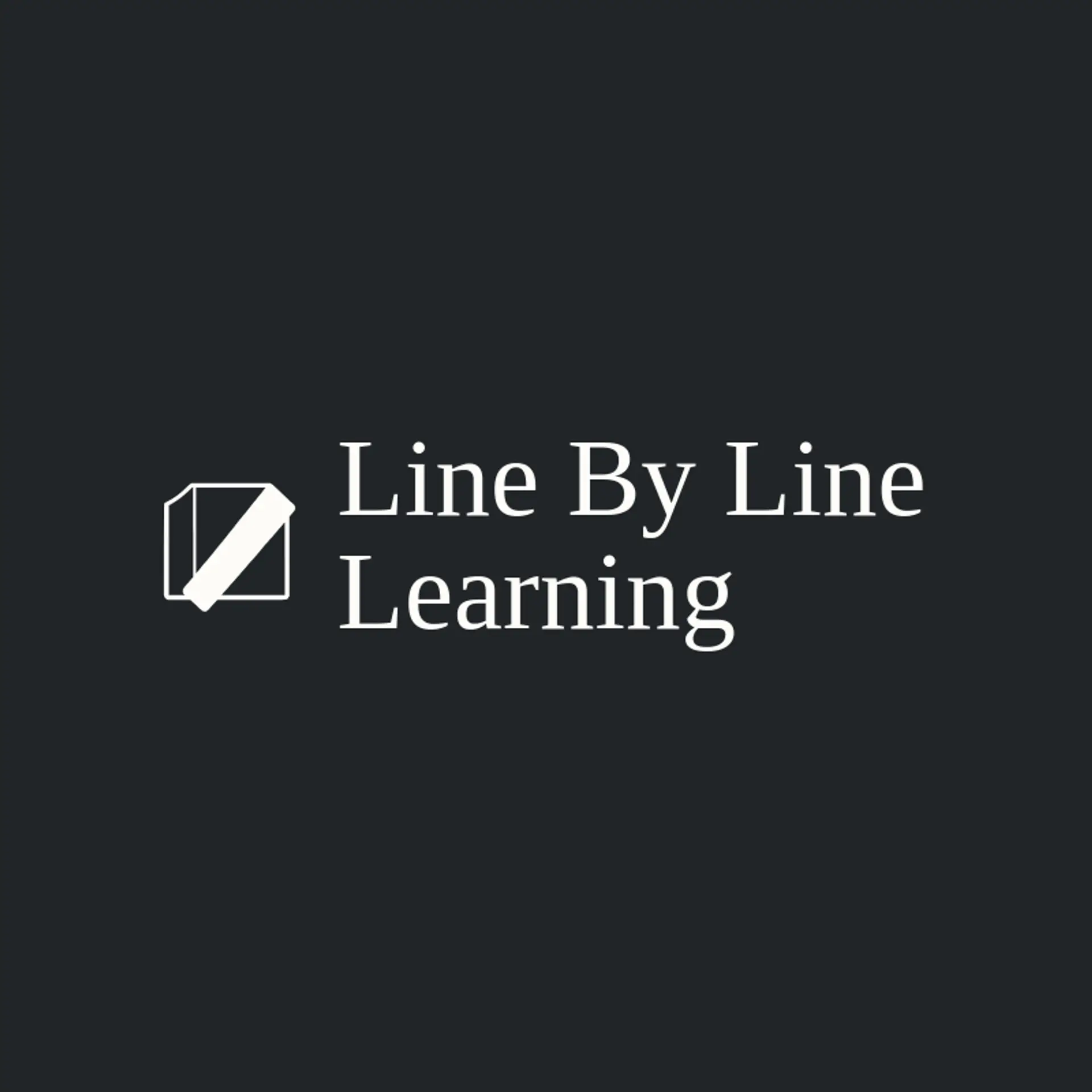 Line By Line Learning logo for teacher