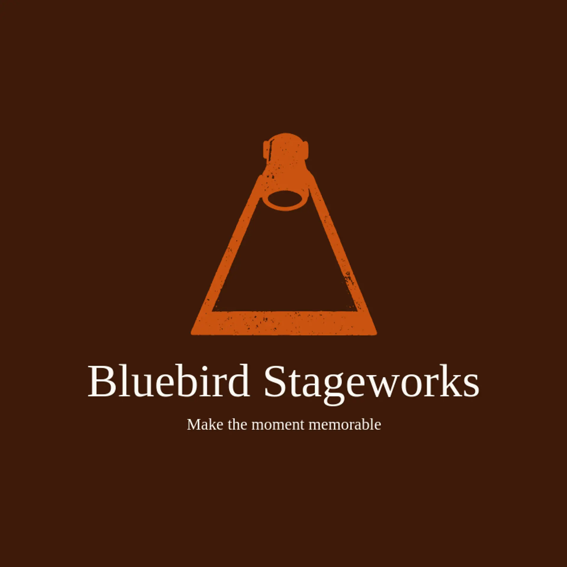 Bluebird Stageworks logo for production