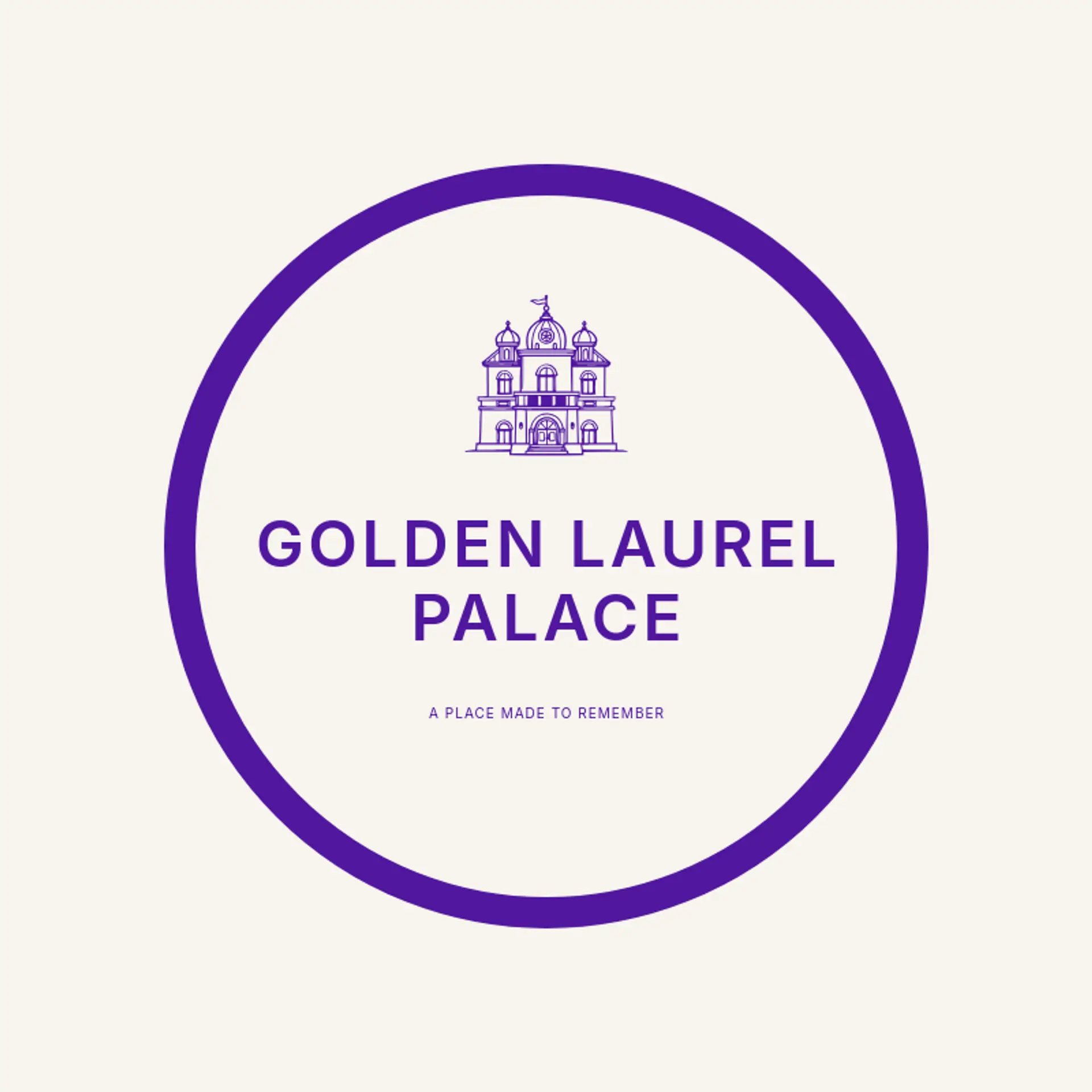 Golden Laurel Palace logo for palace
