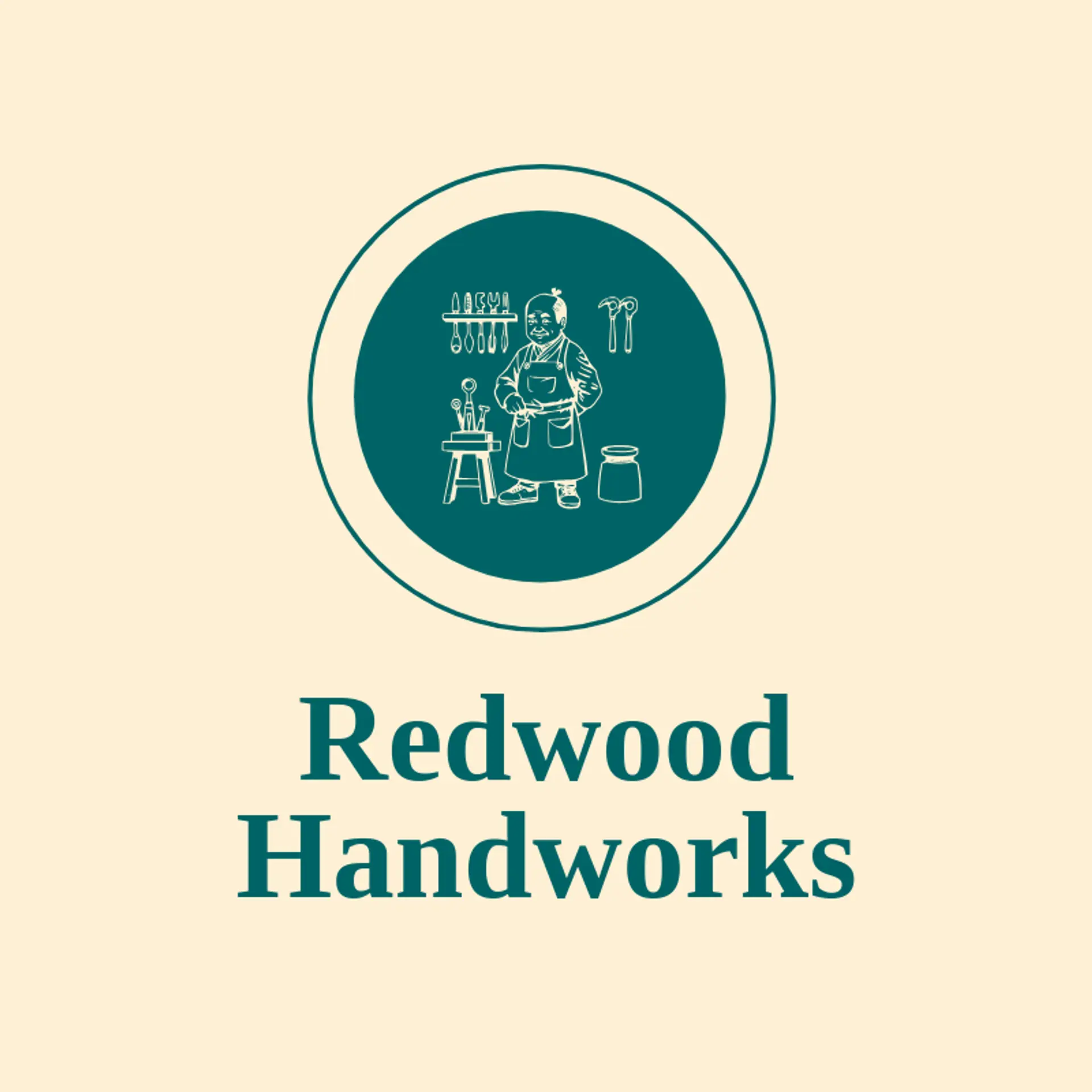 Redwood Handworks logo for craftsman