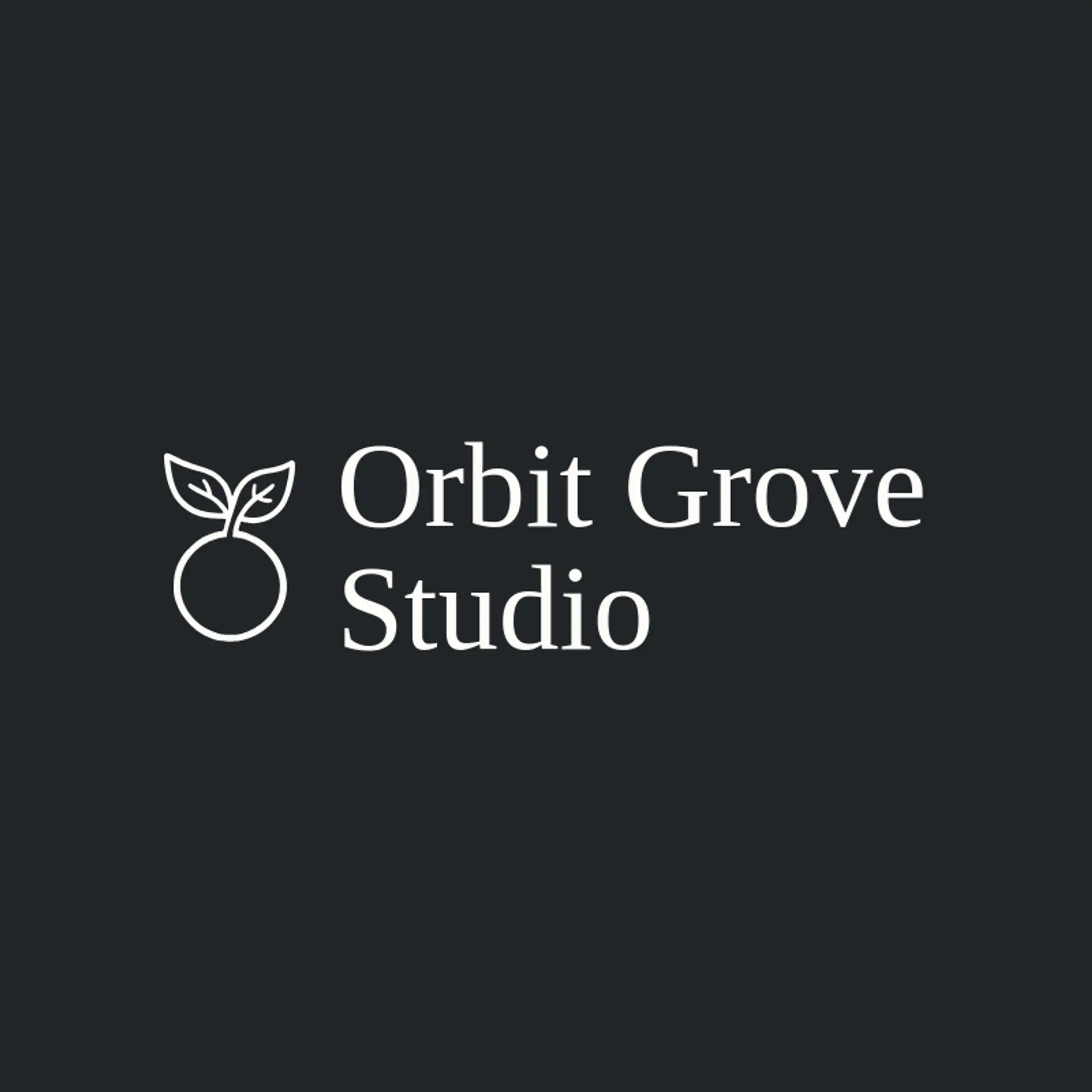 Orbit Grove Studio logo for sphere