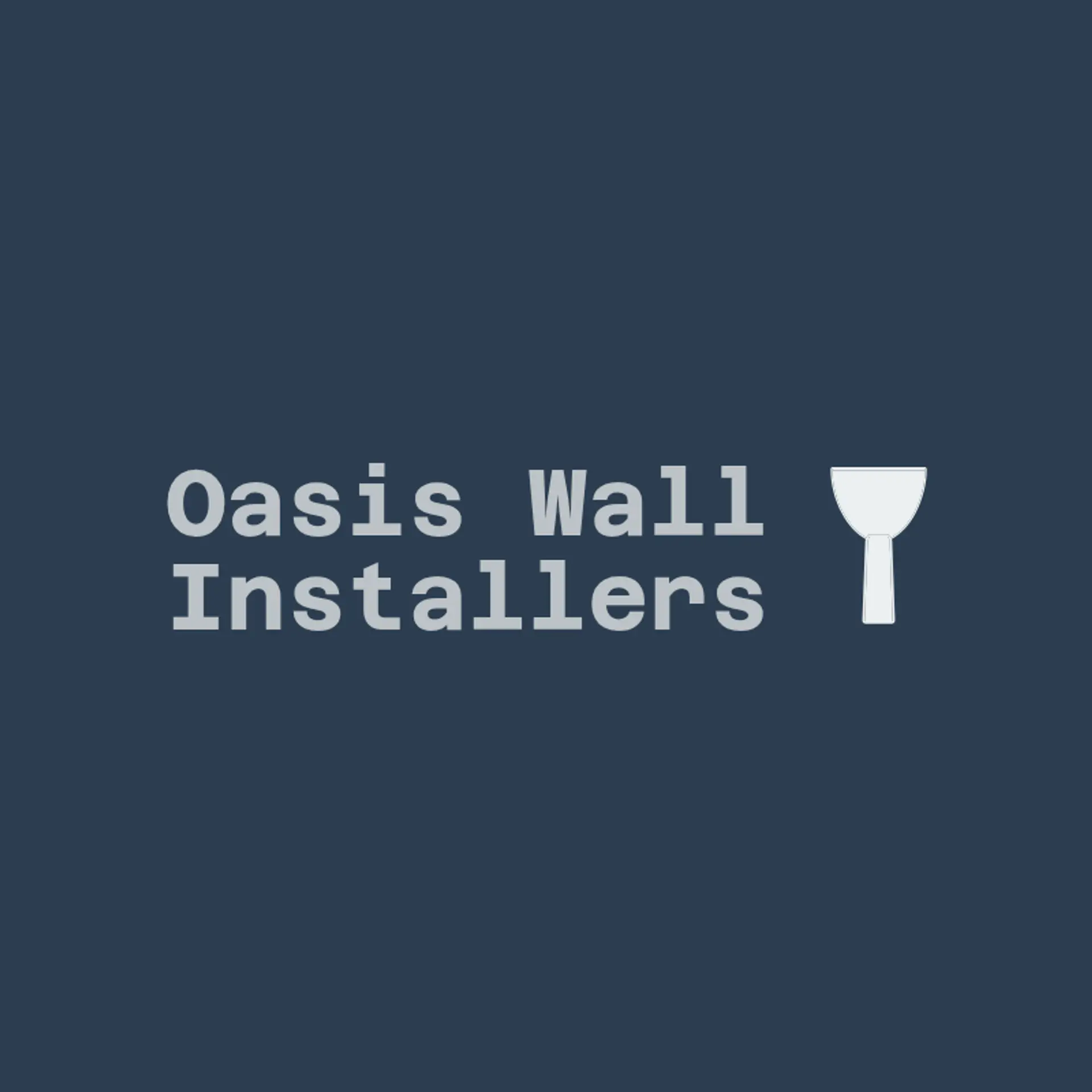 Oasis Wall Installers logo for construction dry wall