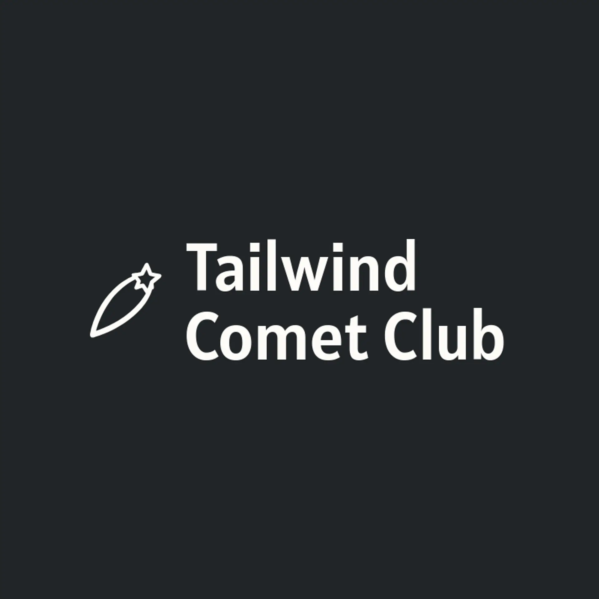 Tailwind Comet Club logo for star