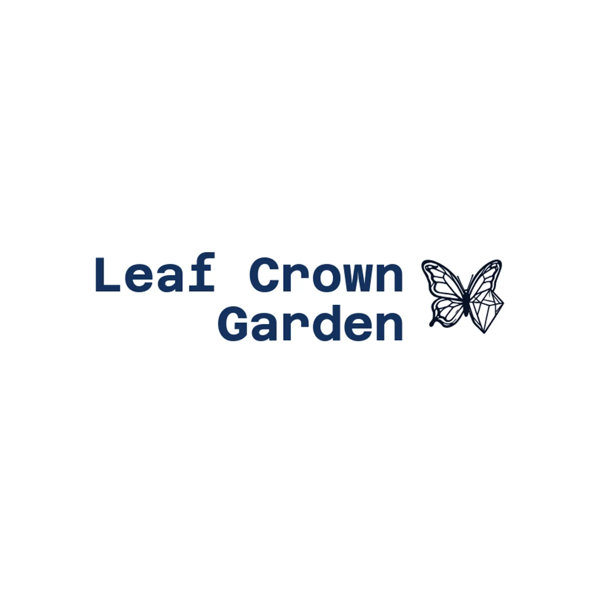 Leaf Crown Garden logo for monarch