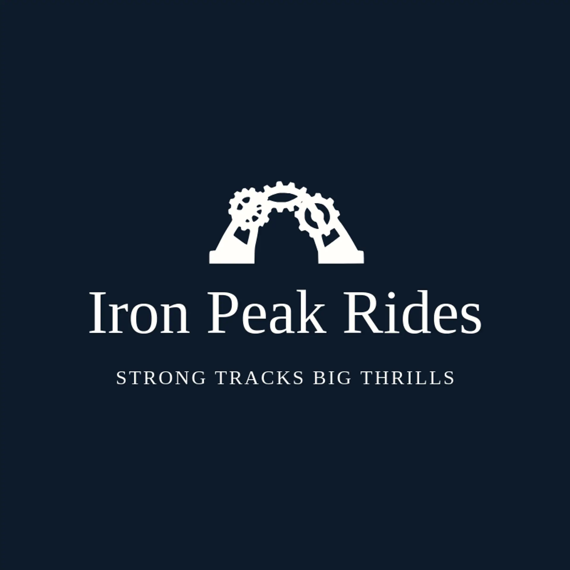Iron Peak Rides logo for roller coaster