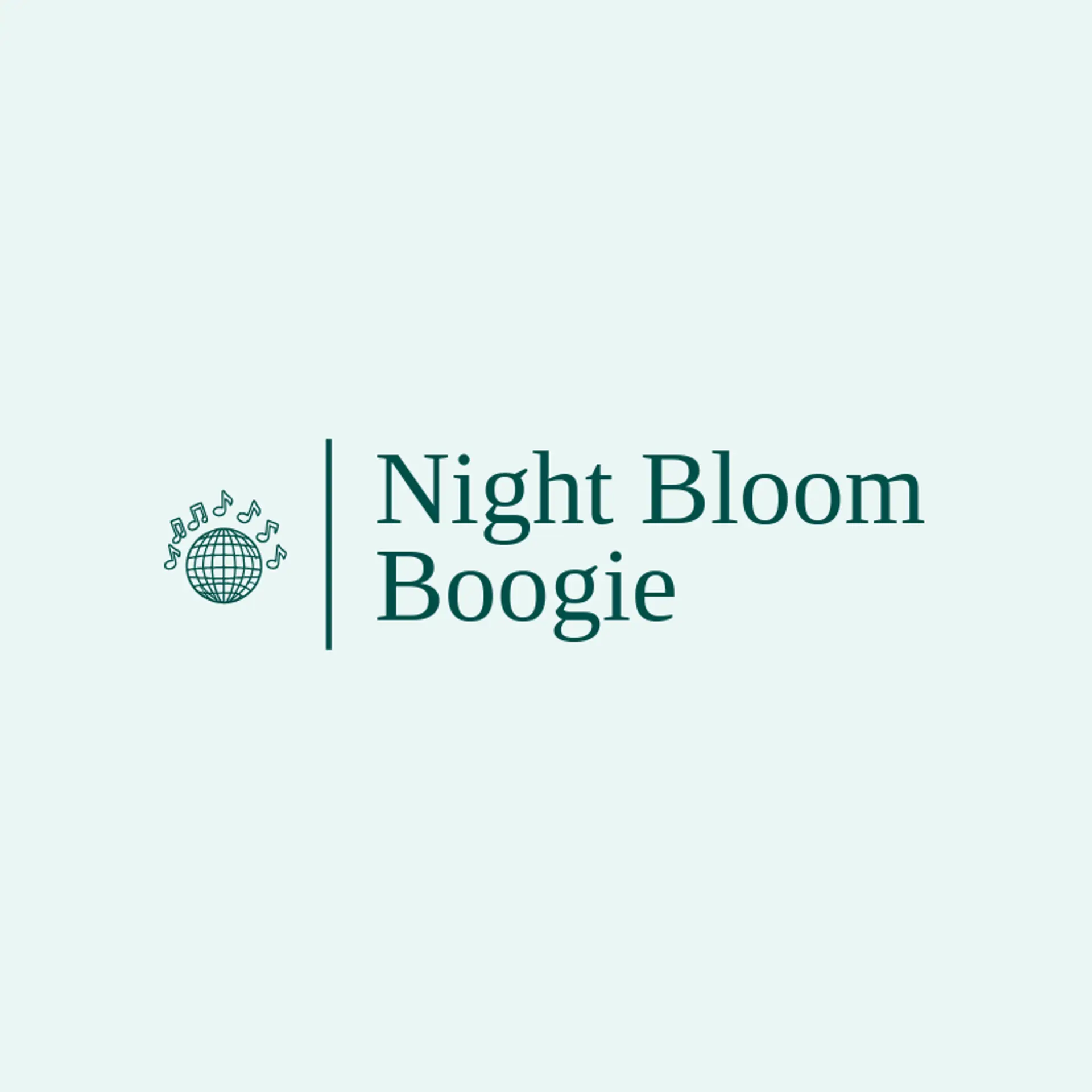 Night Bloom Boogie logo for disco