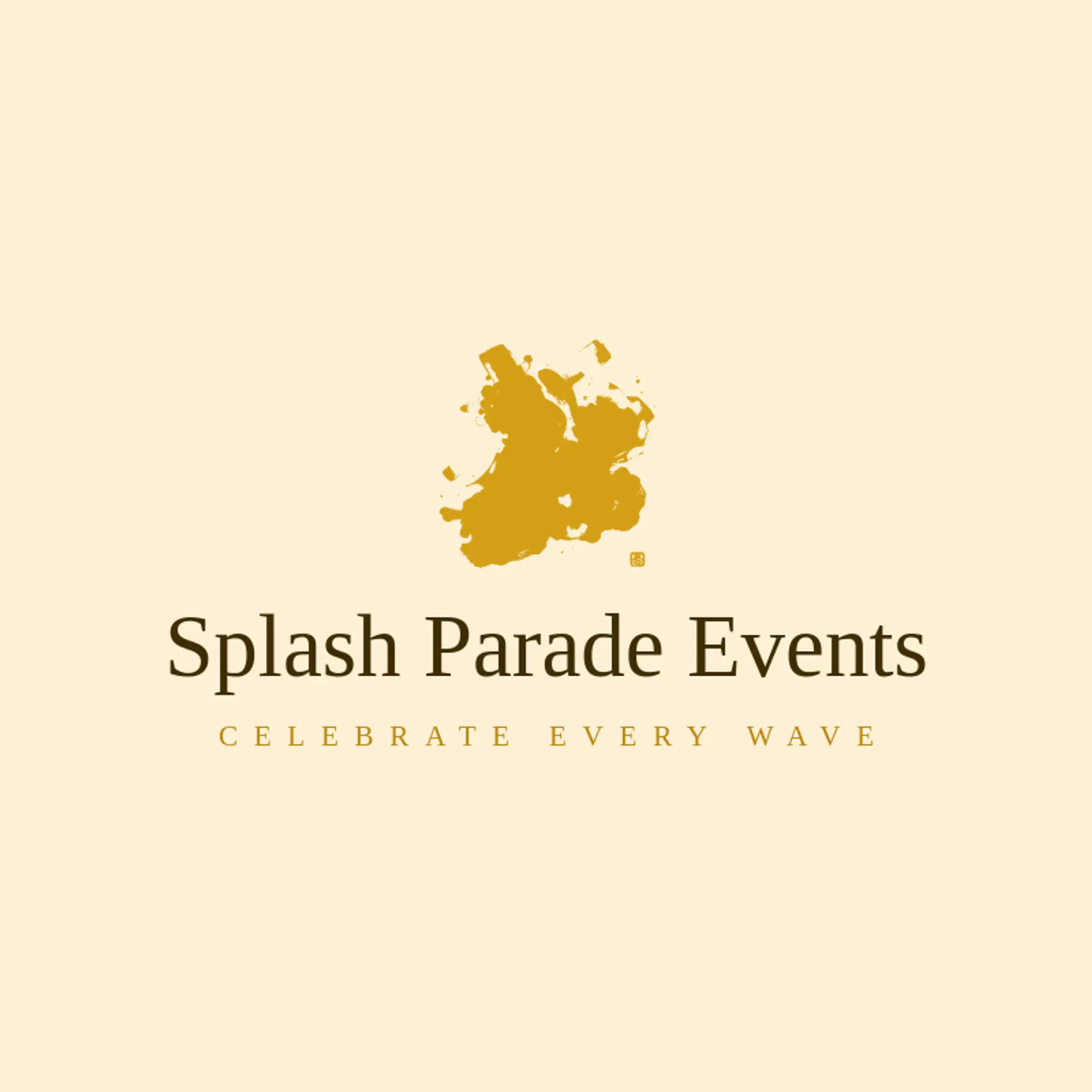 Splash Parade Events logo for splash