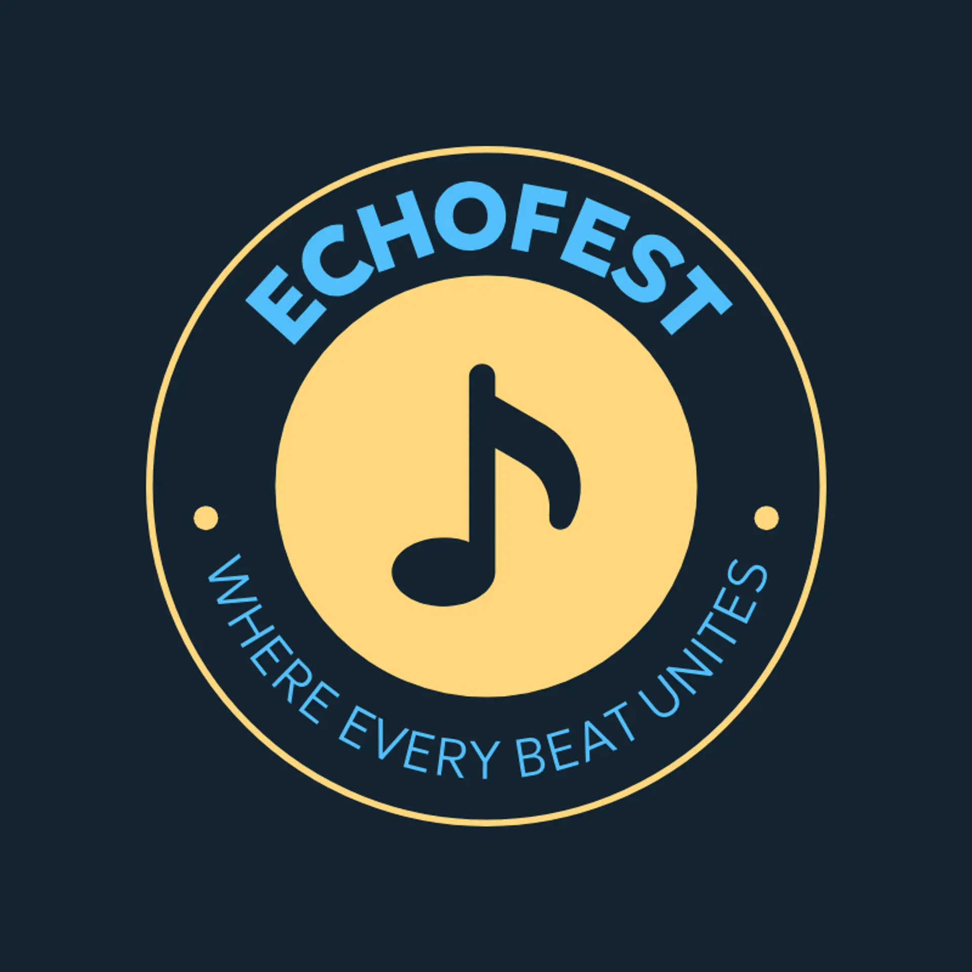 Rhythm Haven logo for music festival