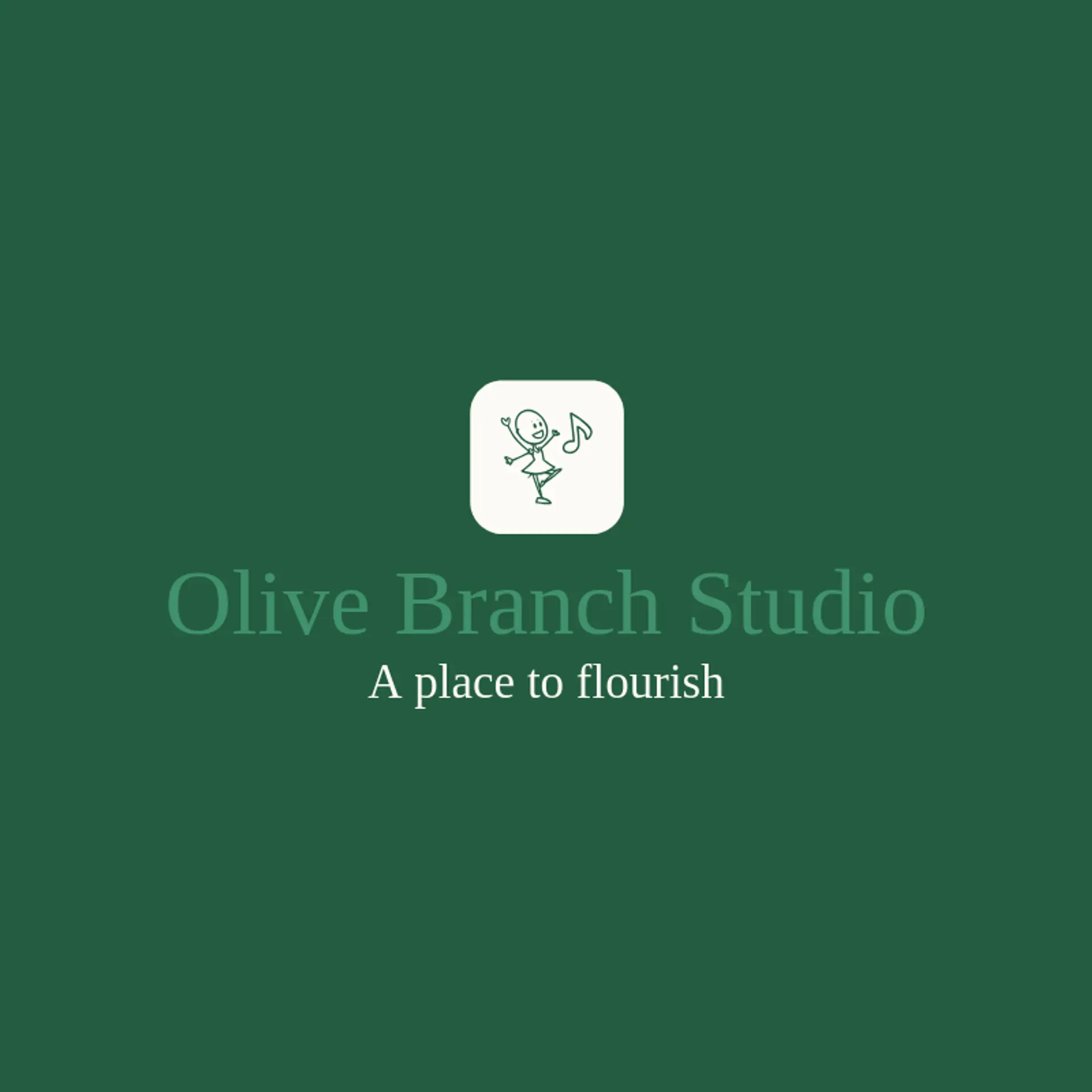 Olive Branch Studio logo for dancer
