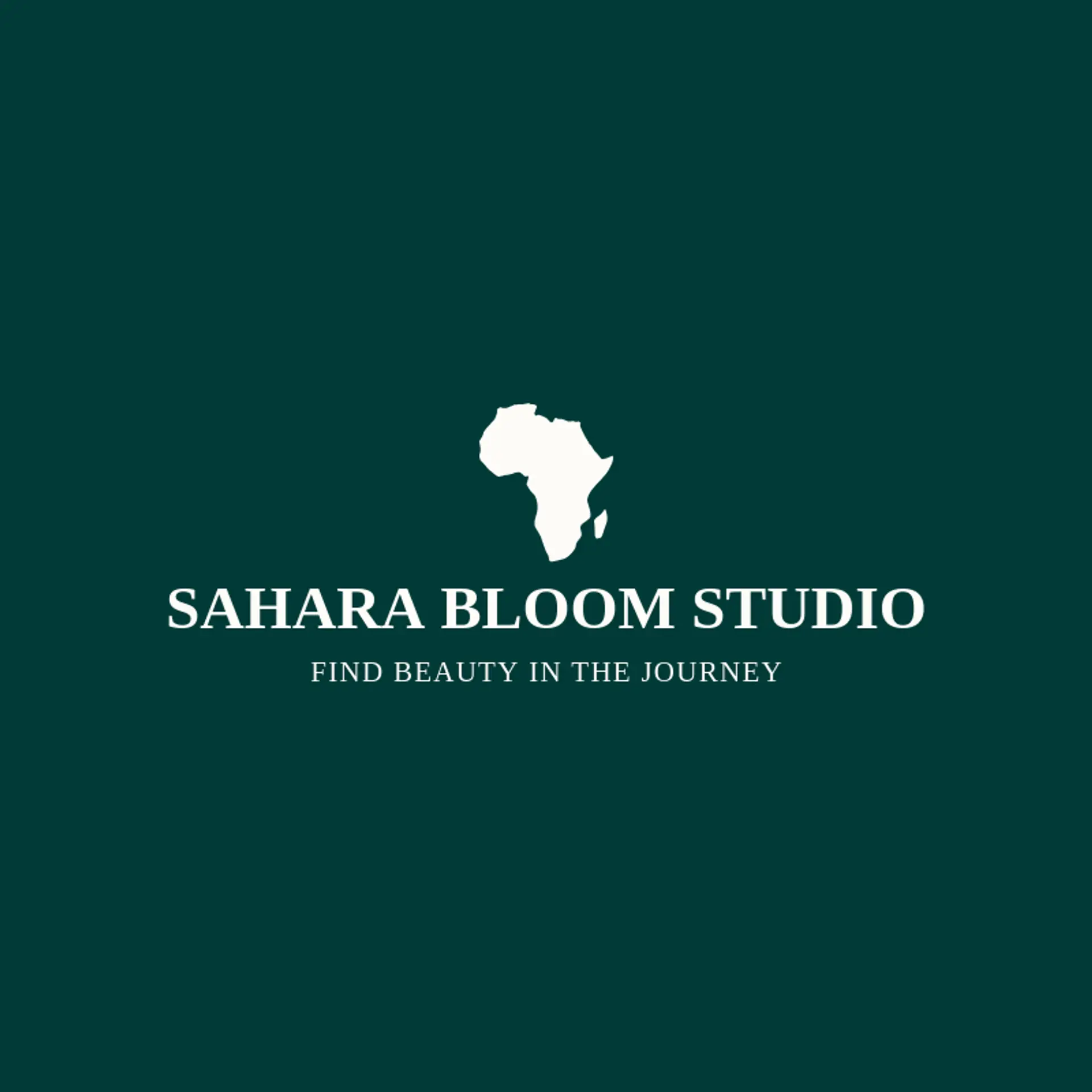 Sahara Bloom Studio logo for african