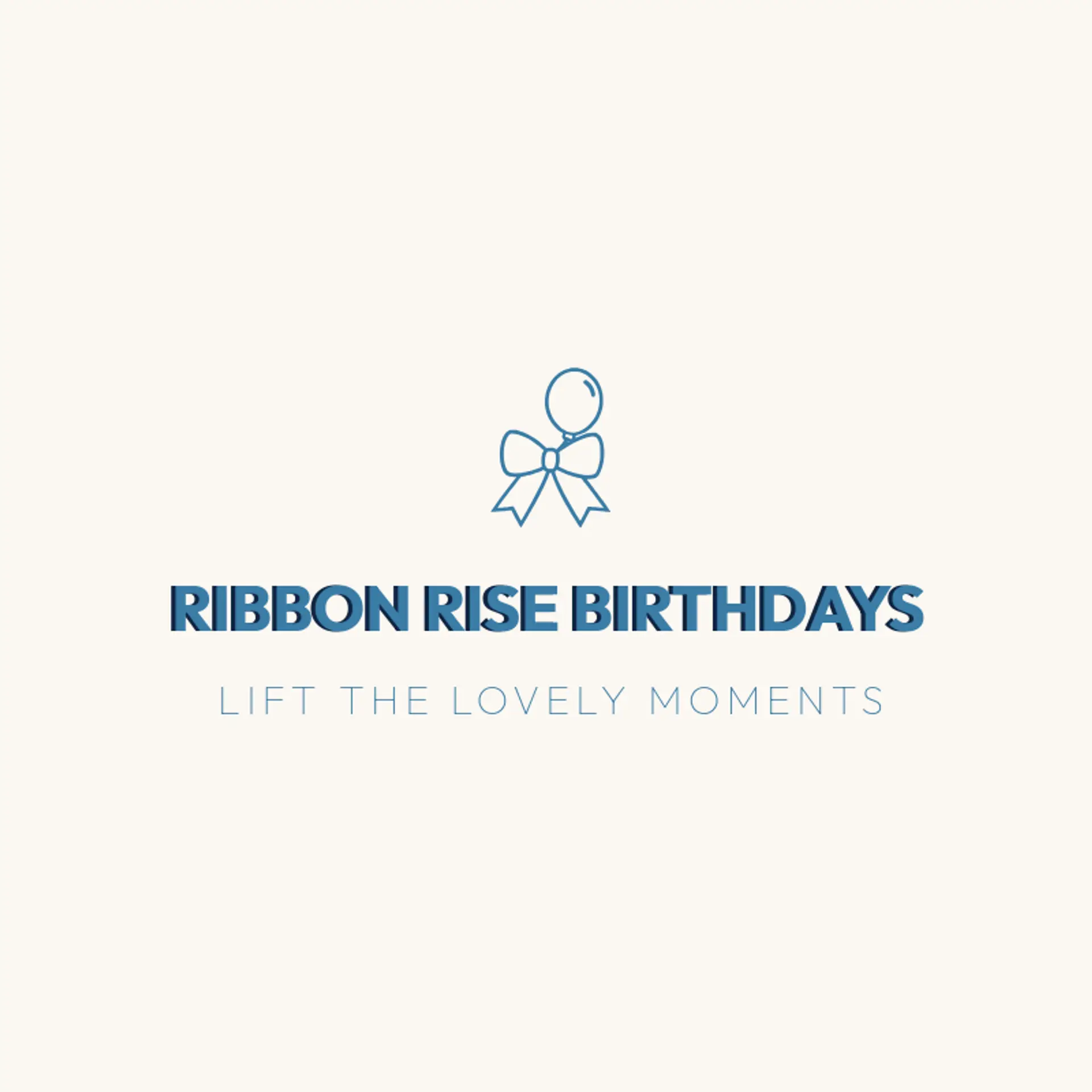 Ribbon Rise Birthdays logo for birthday