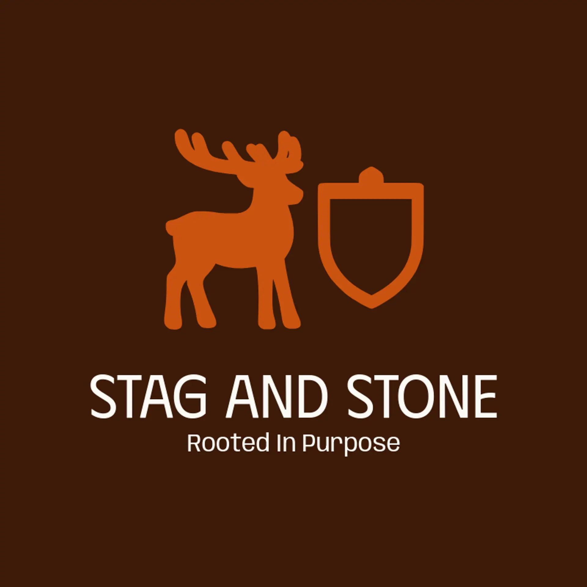 Stag And Stone logo for crest
