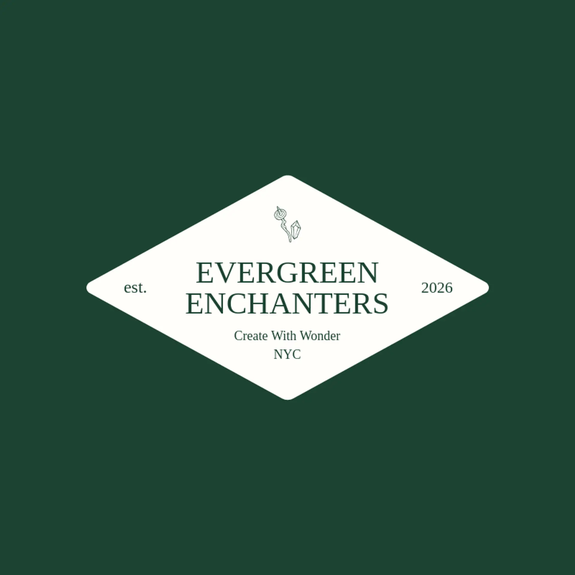 Evergreen Enchanters logo for wizard