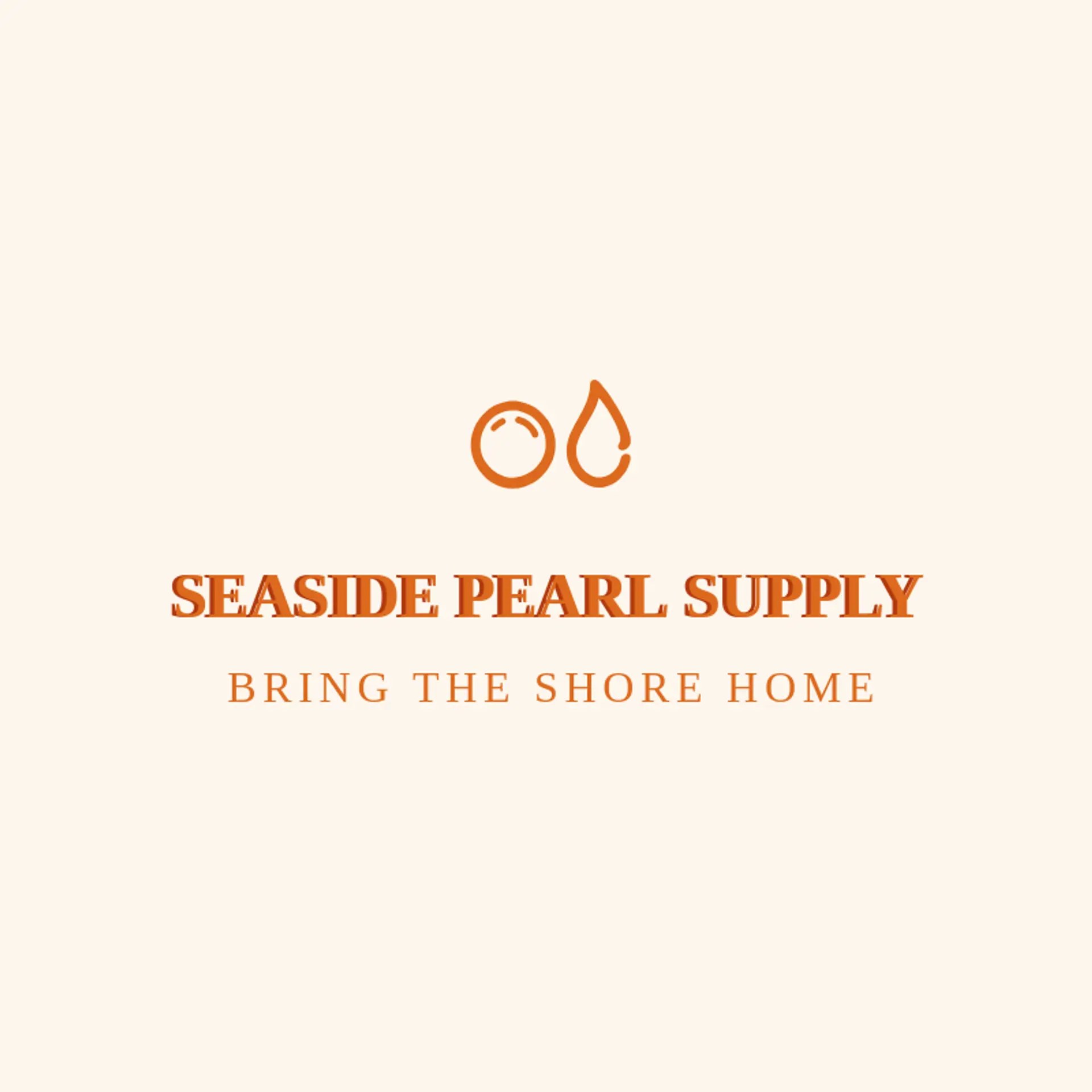 Seaside Pearl Supply logo for pearl