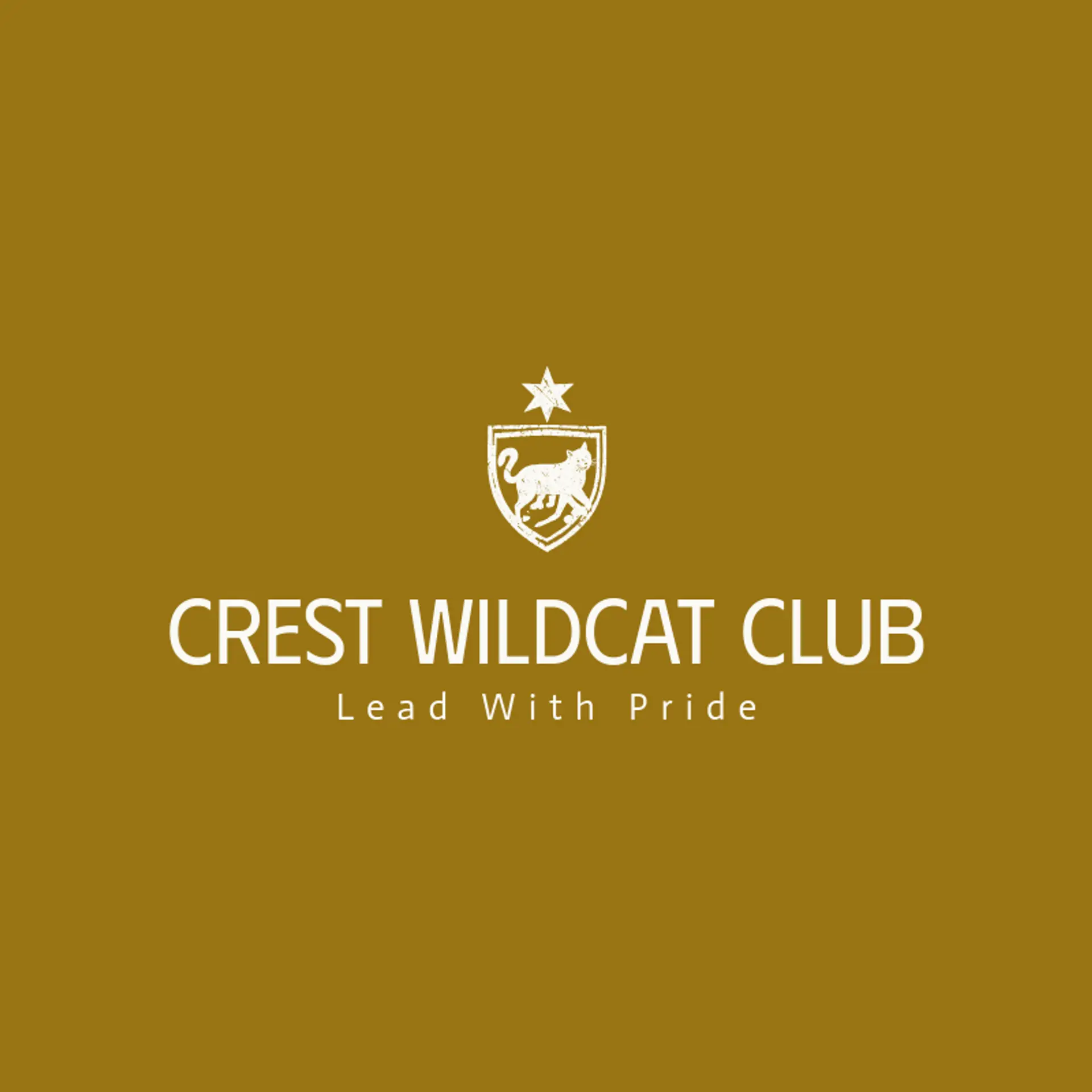 Crest Wildcat Club logo for wildcat
