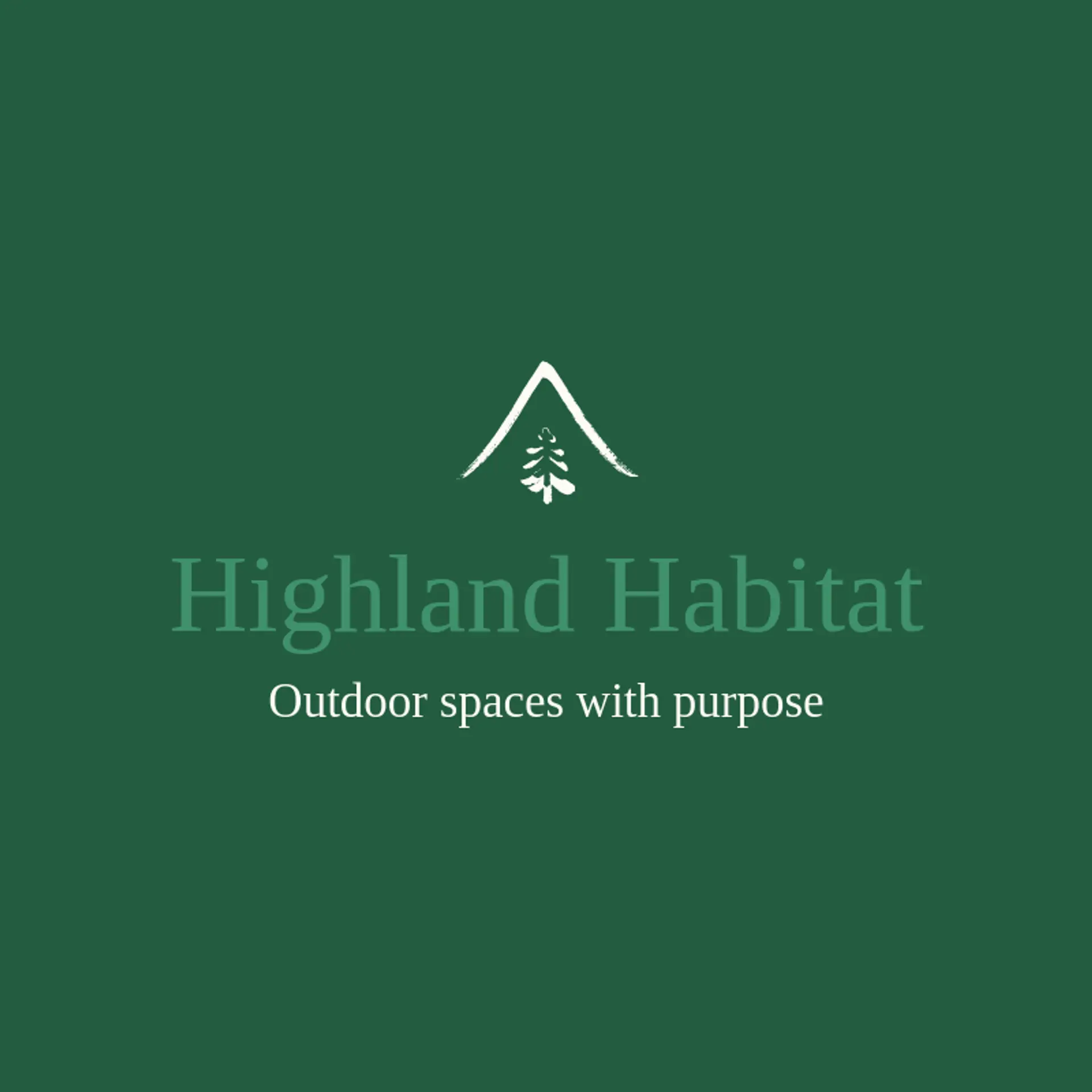 Highland Habitat logo for landscape