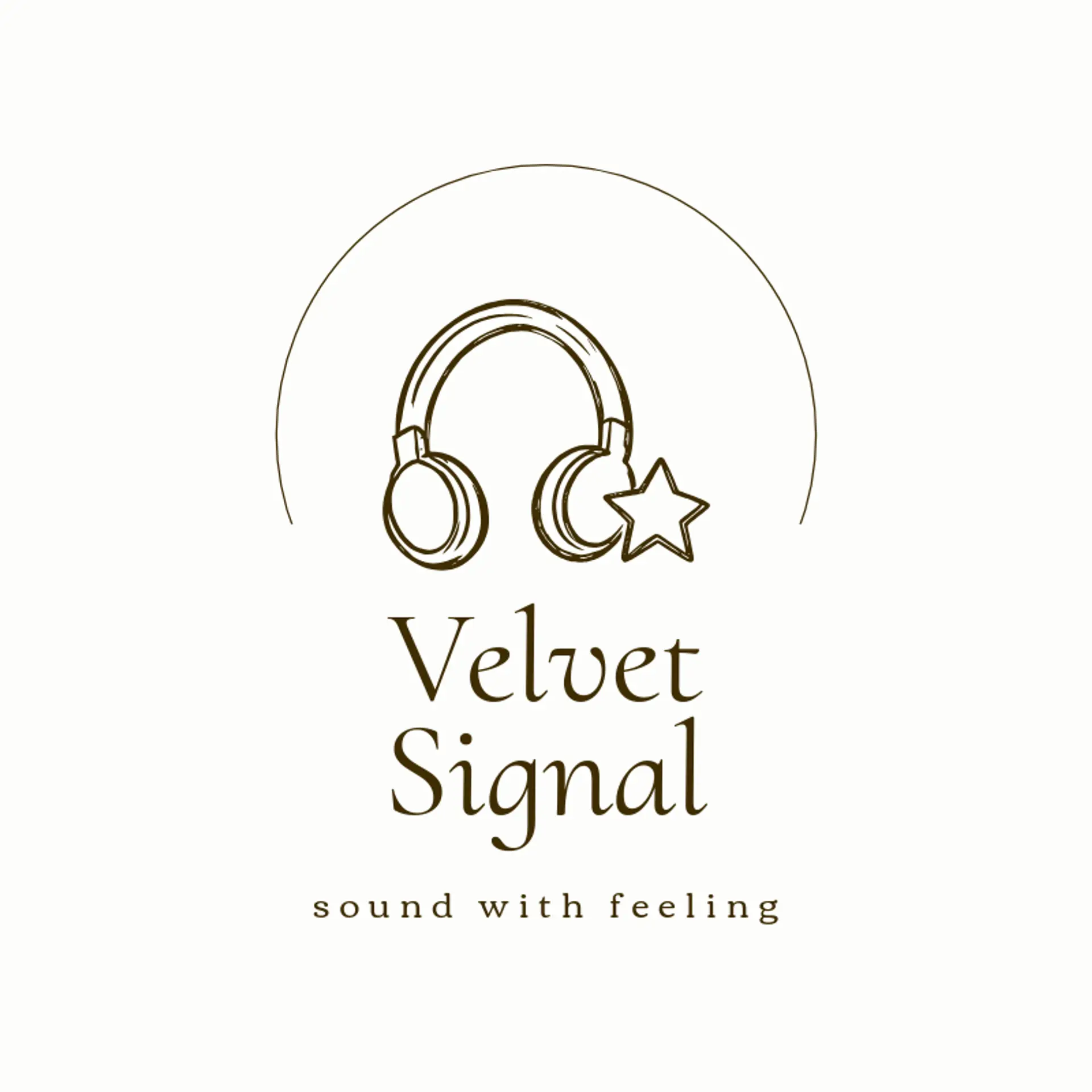 Velvet Signal logo for headphones