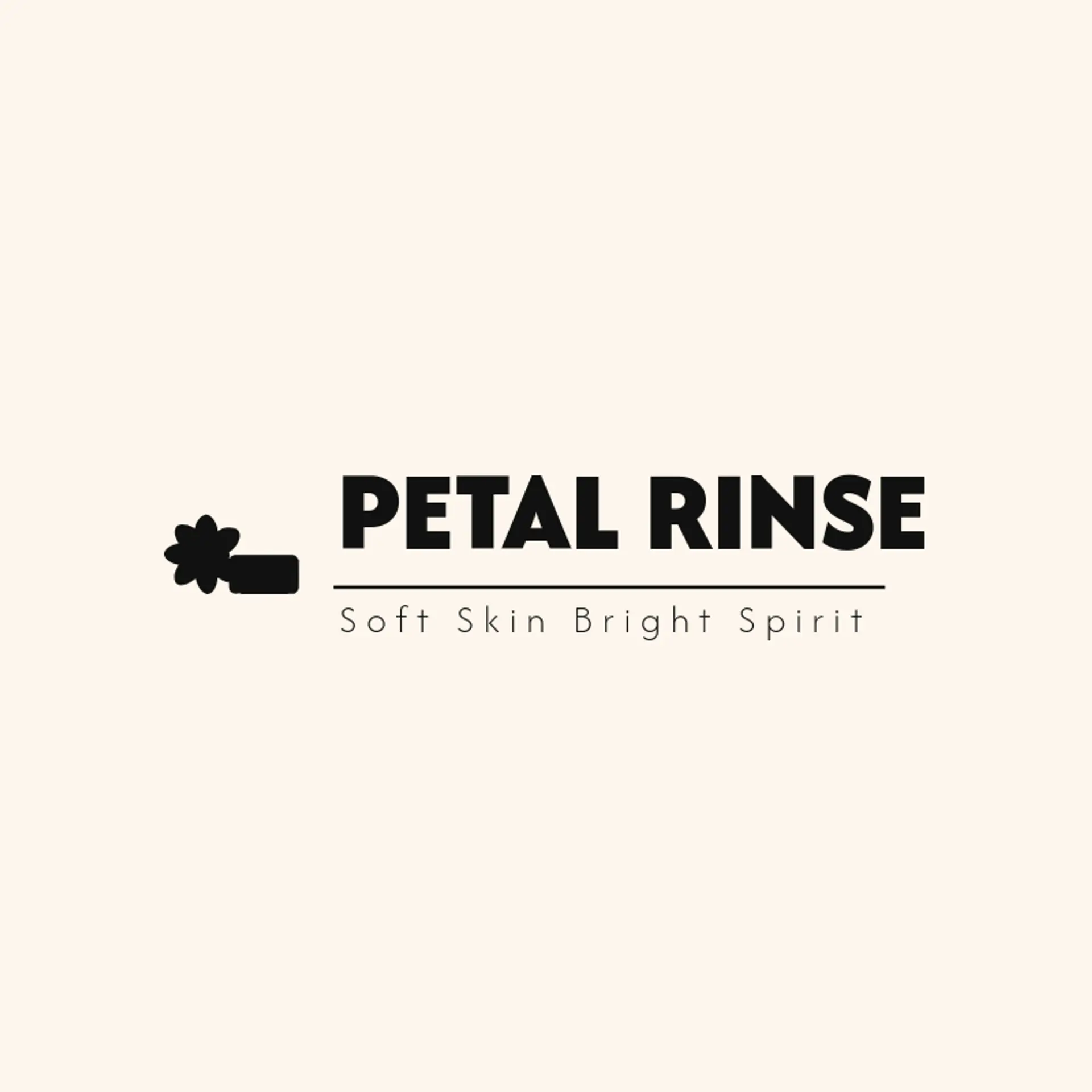 Petal Rinse logo for soap