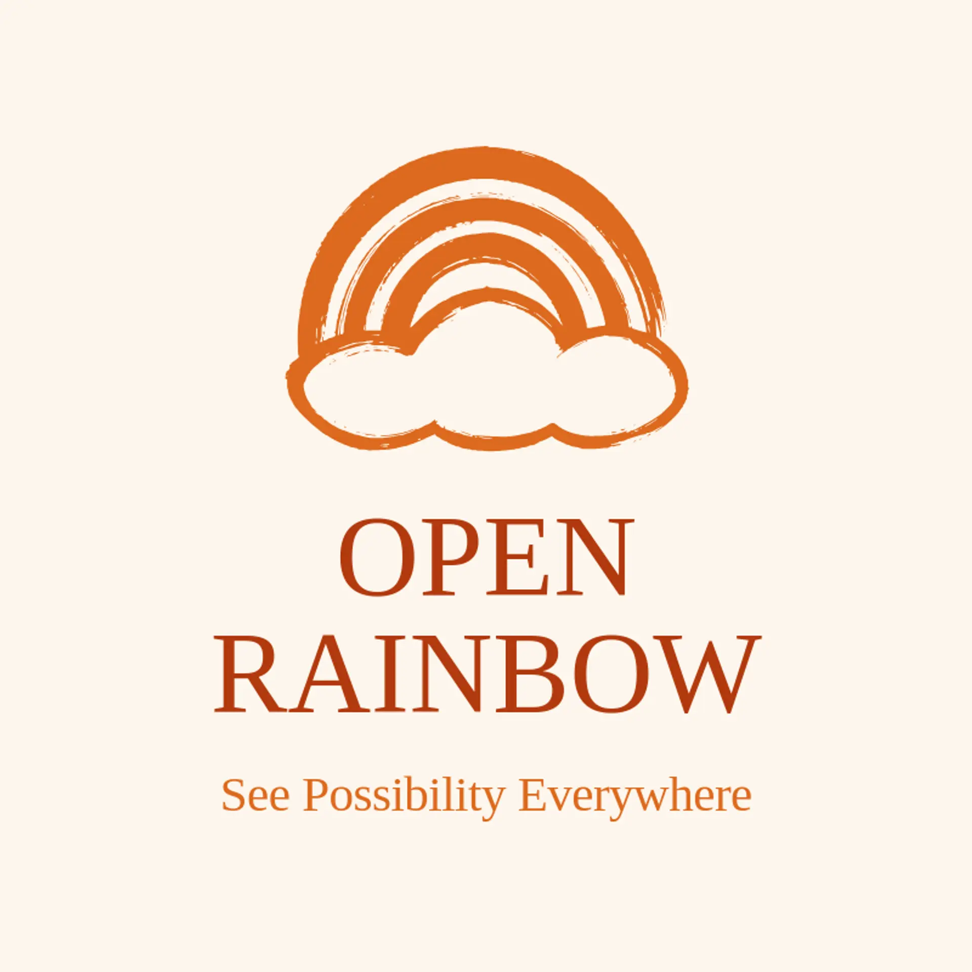 Open Rainbow logo for spring