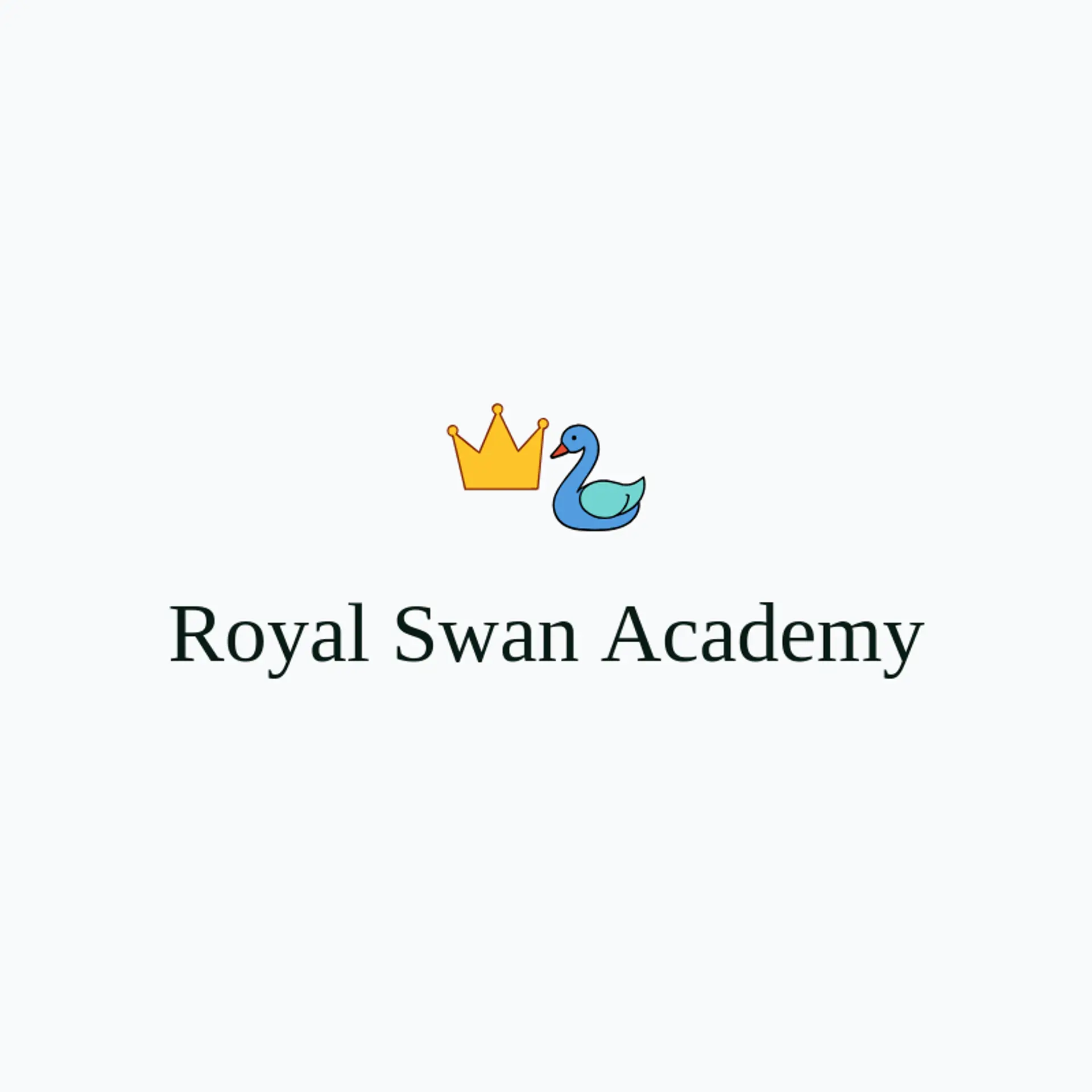 Royal Swan Academy logo for swan