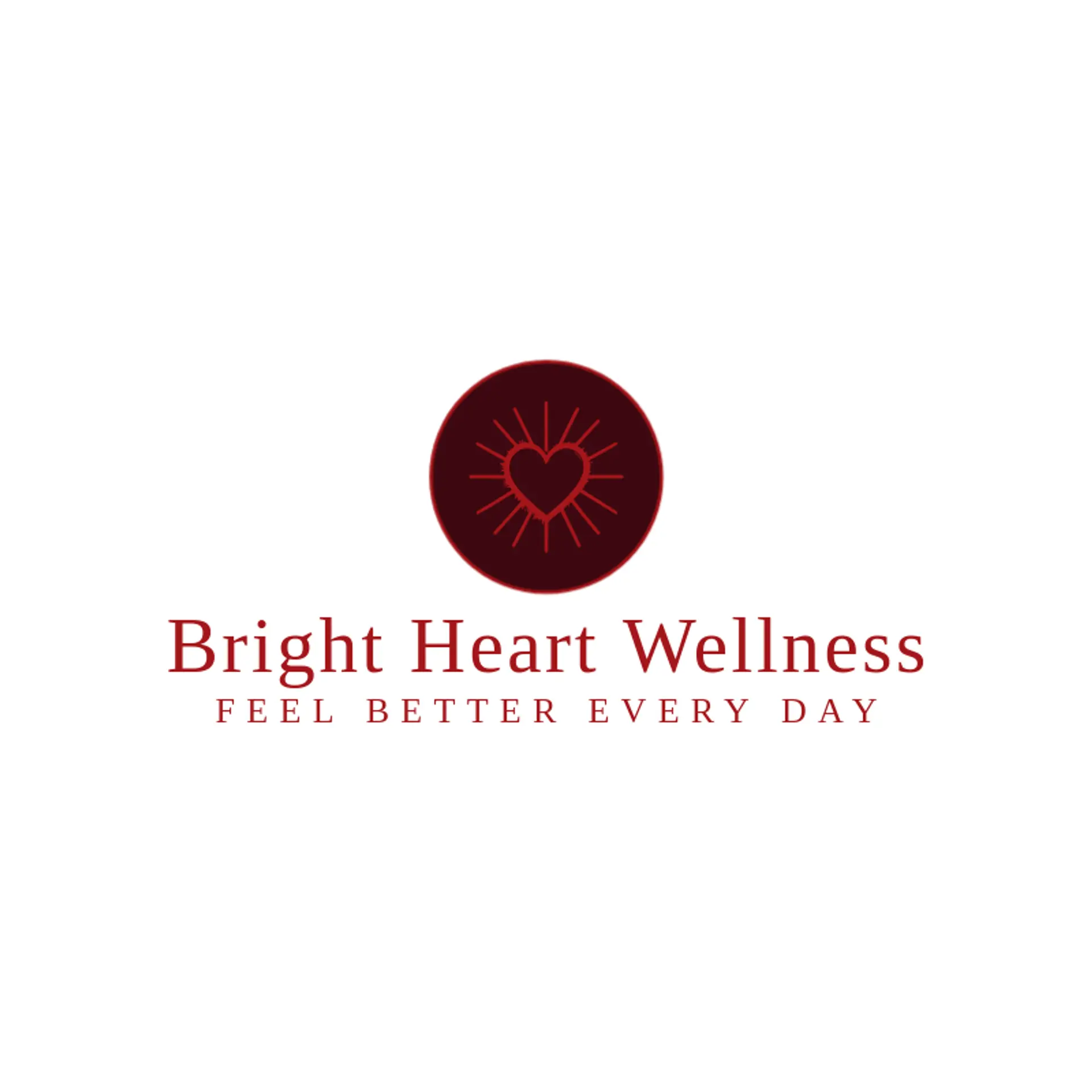 Bright Heart Wellness logo for health care