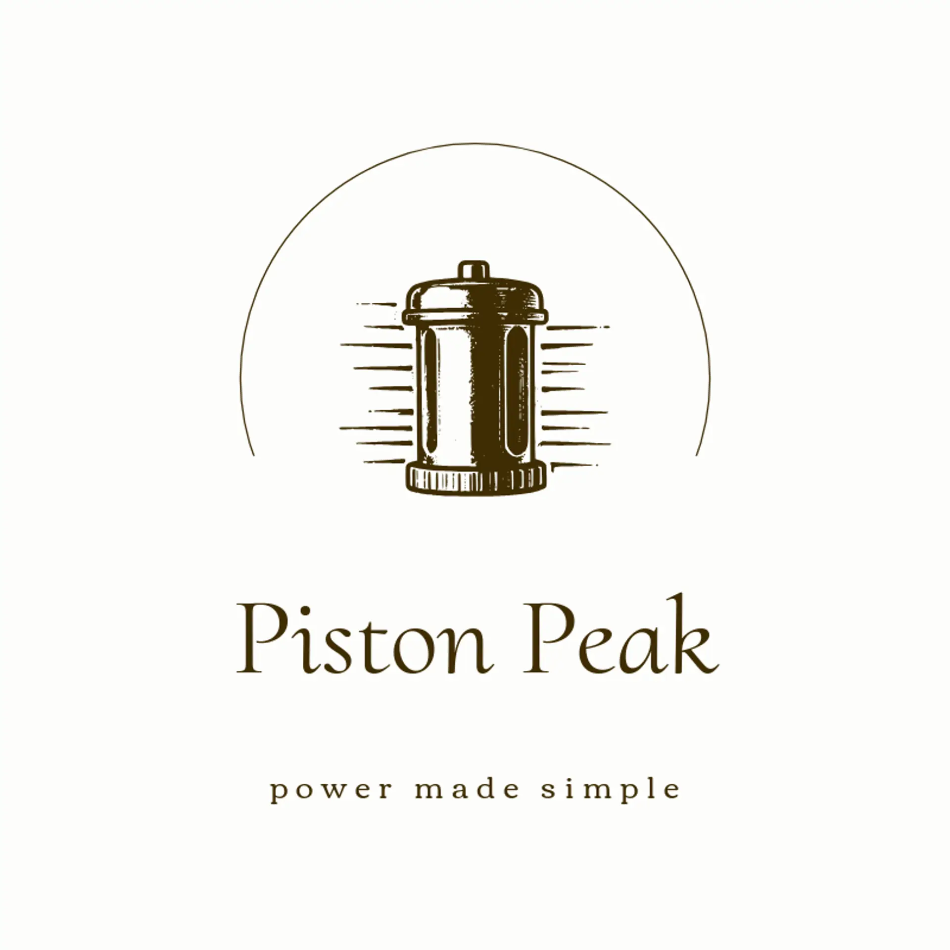 Piston Peak logo for motor shop