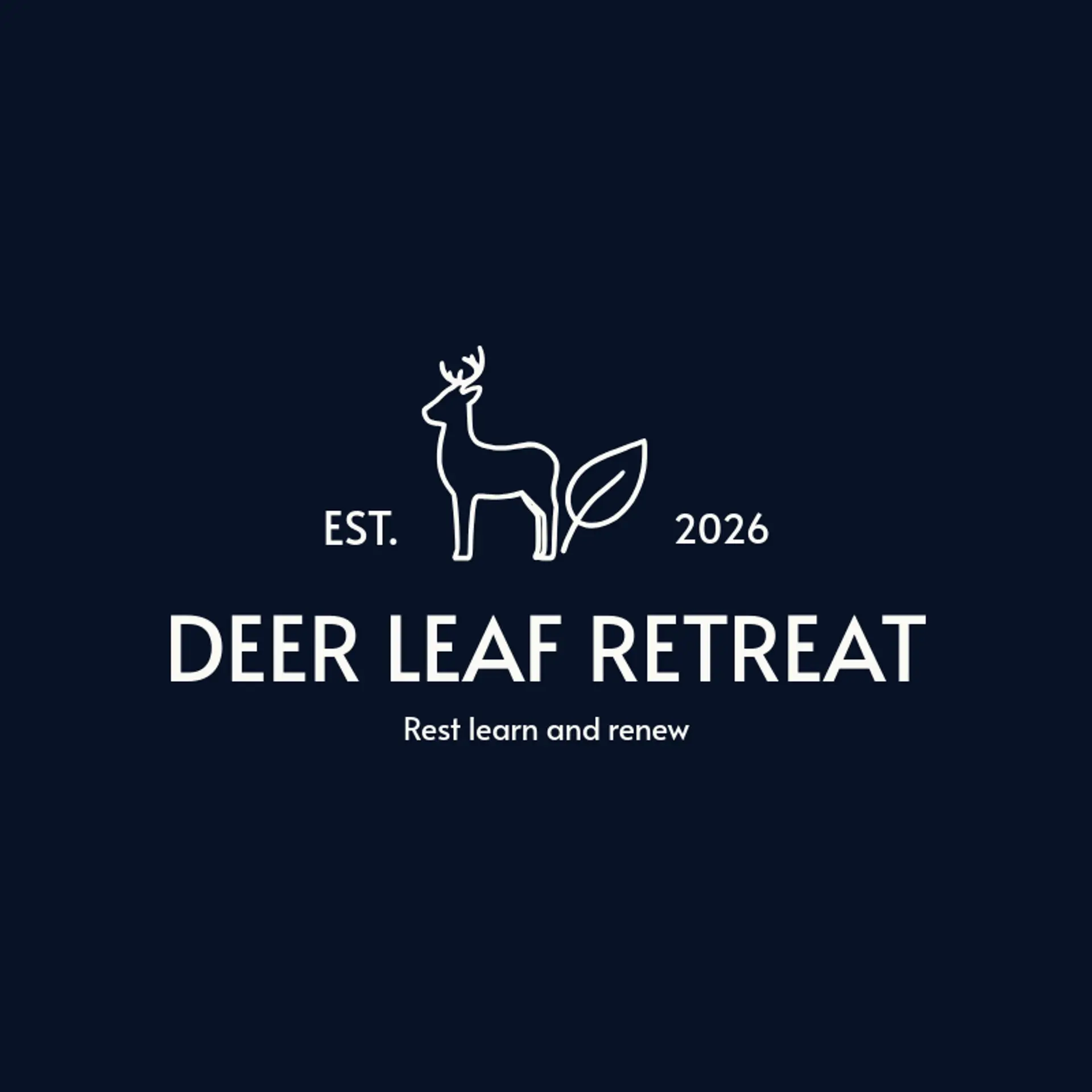 Deer Leaf Retreat logo for jainism