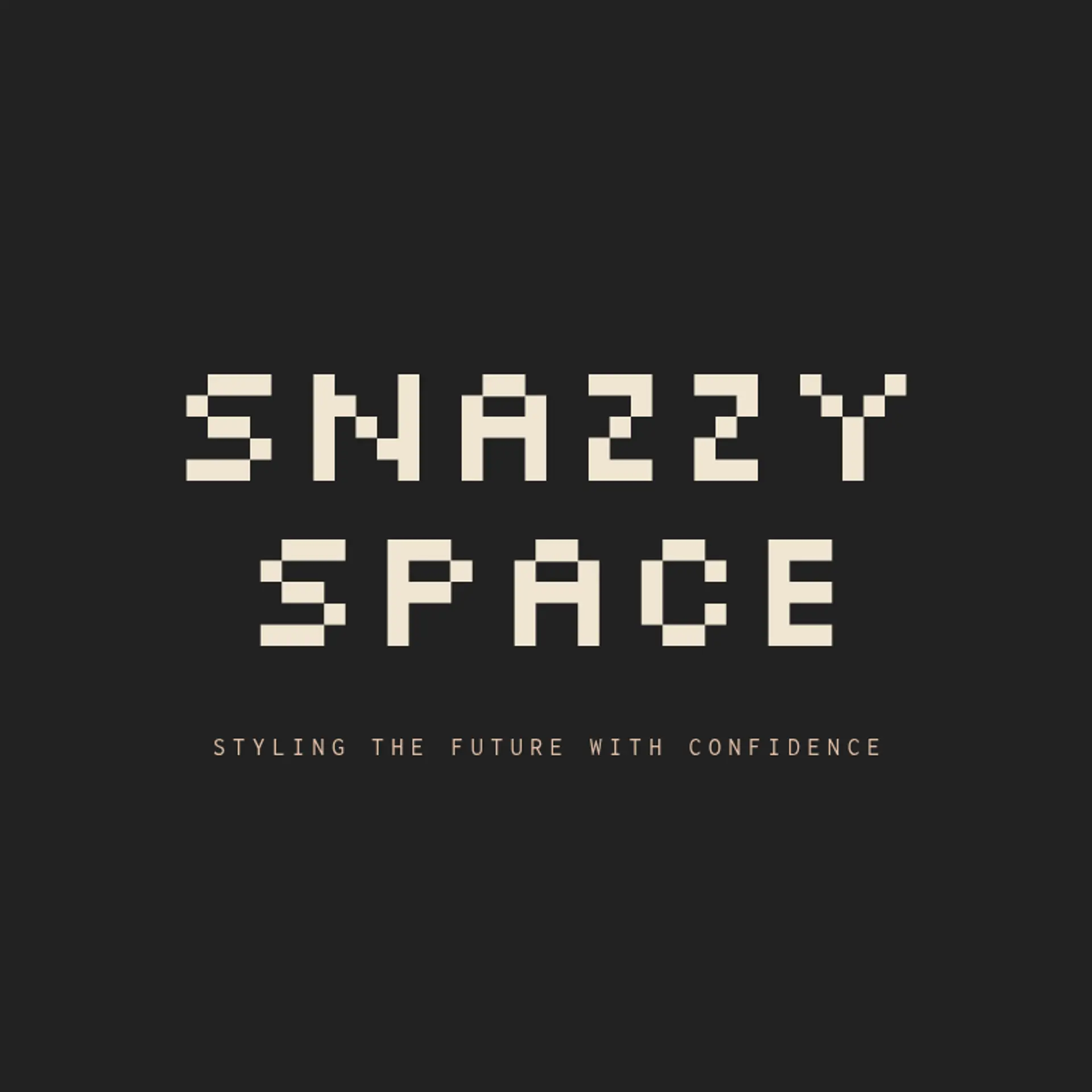 Snazzy Space logo for fashion company