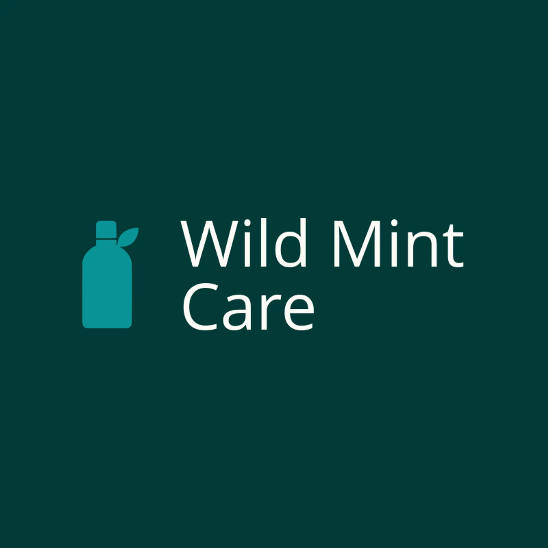 Wild Mint Care logo for hand sanitizer