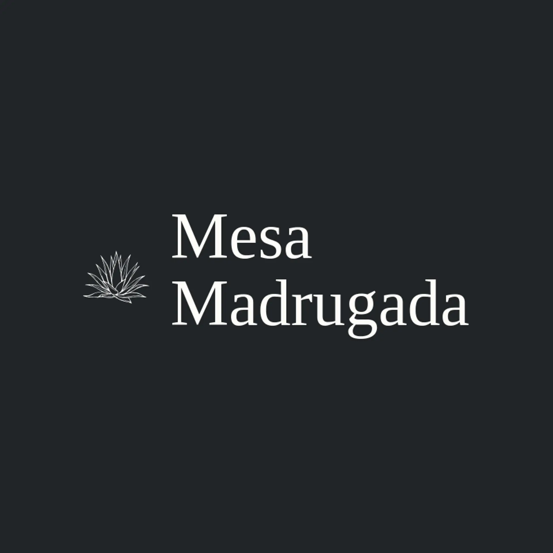 Mesa Madrugada logo for tequila