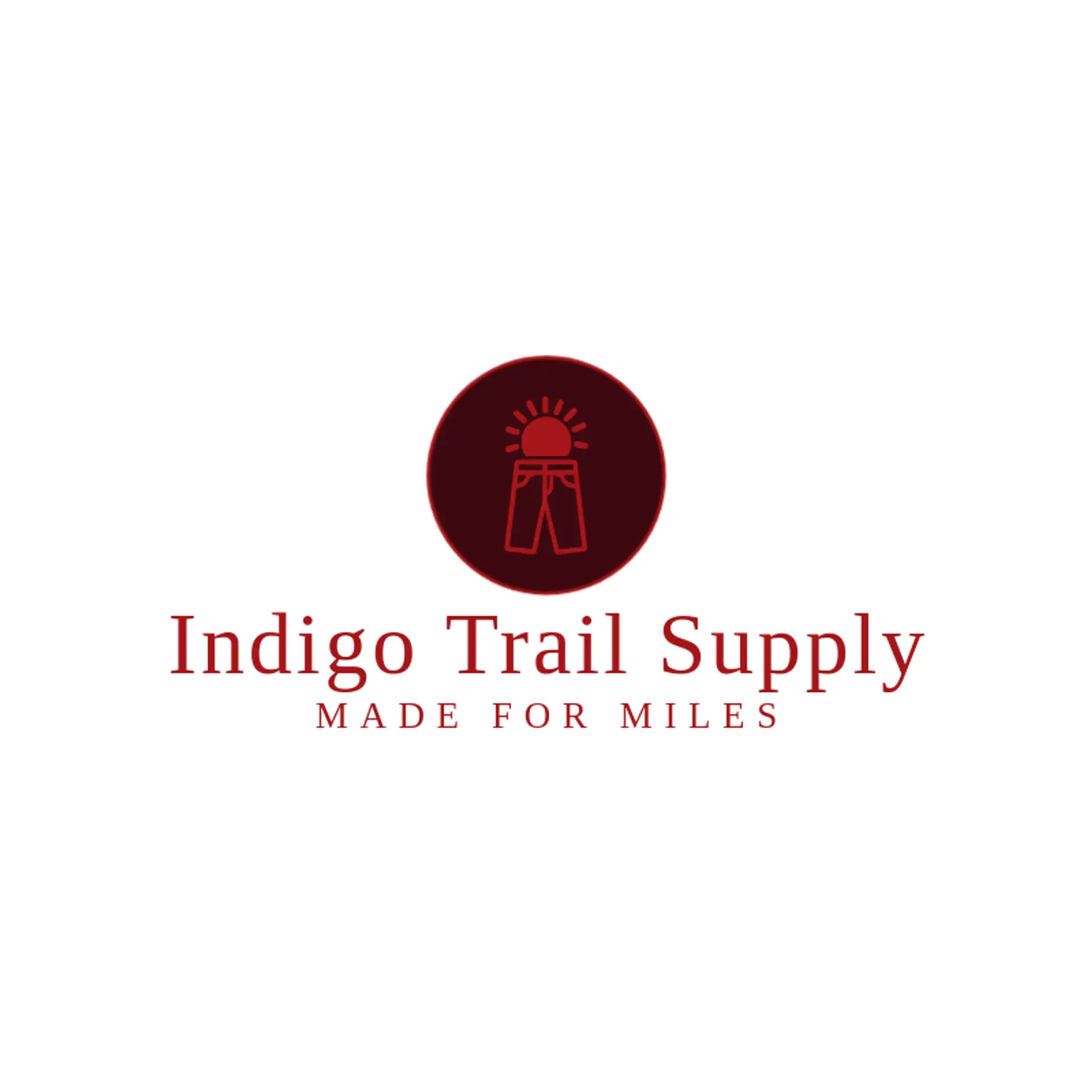Indigo Trail Supply logo for denim