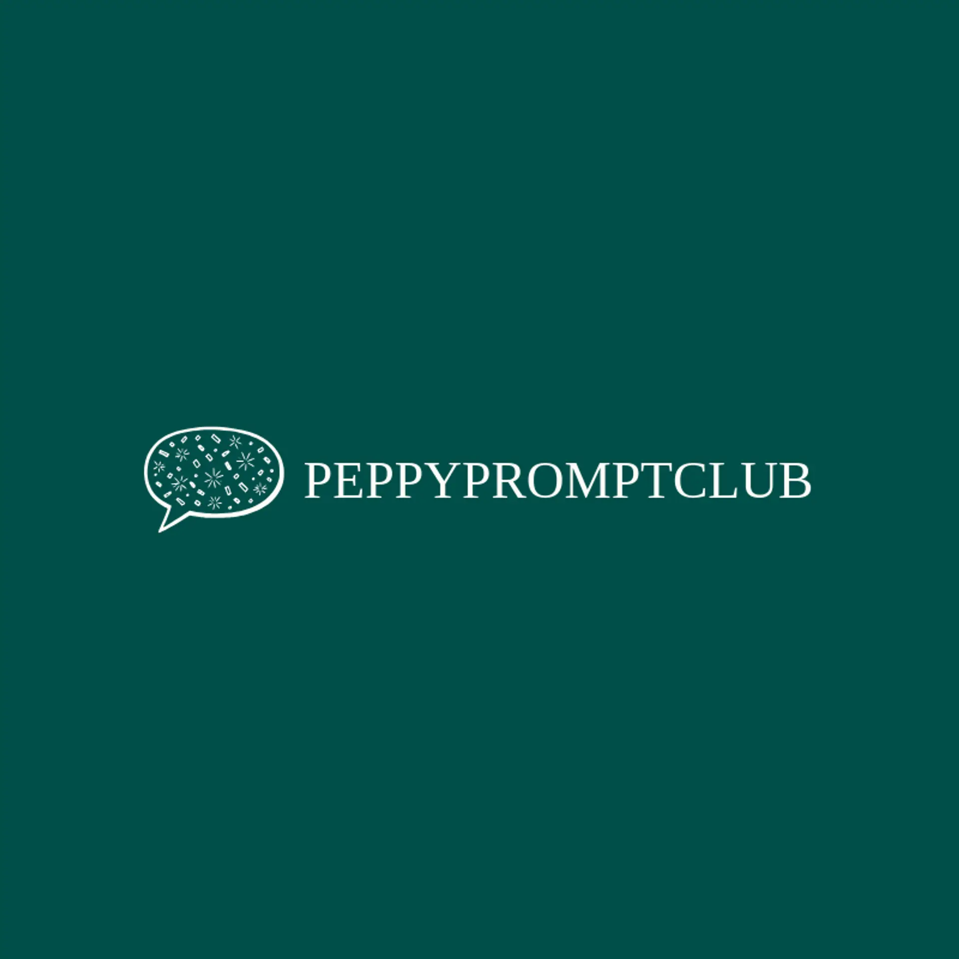 Peppy Prompt Club logo for chatbot