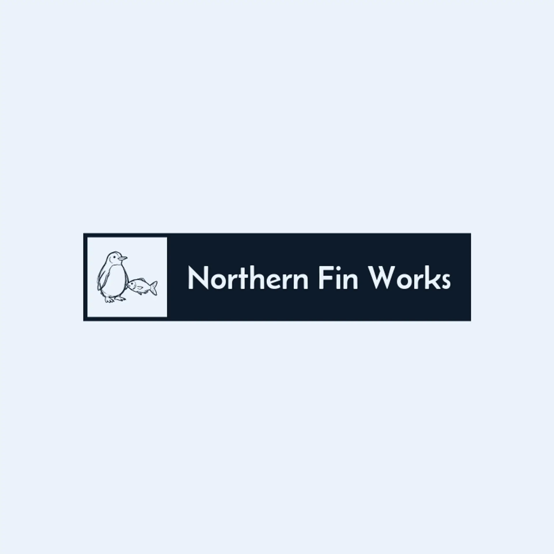 Northern Fin Works logo for penguin