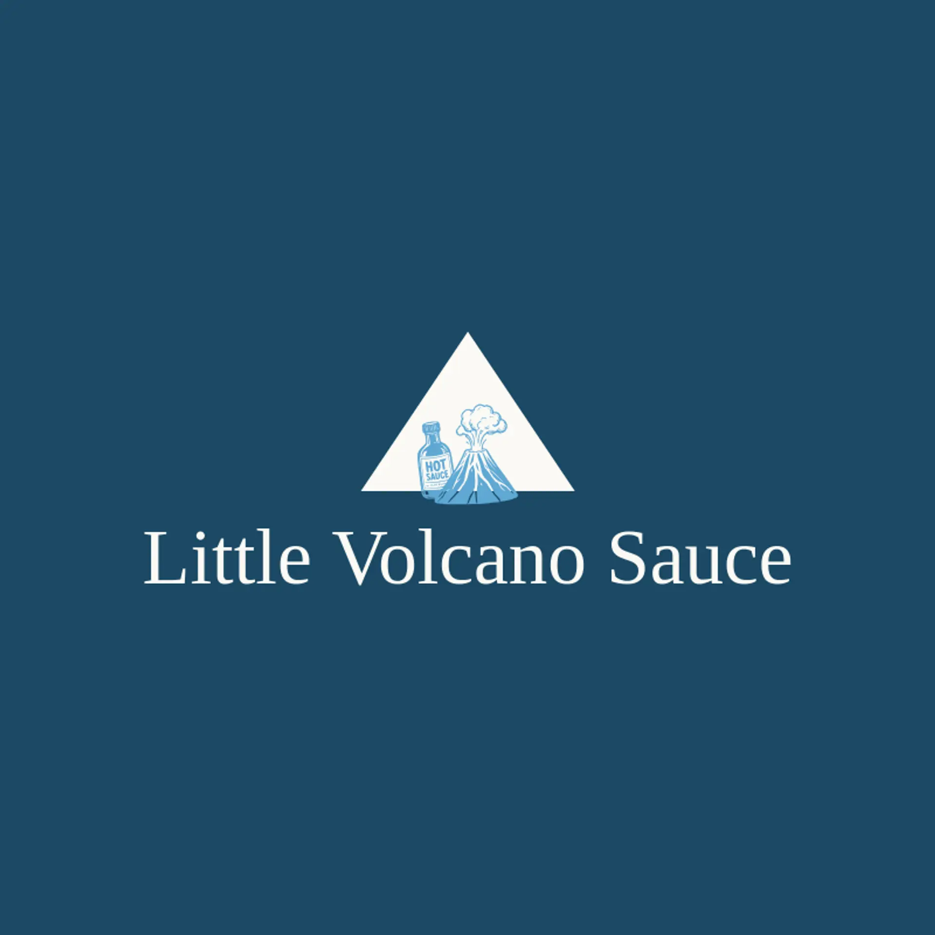 Little Volcano Sauce logo for hot sauce