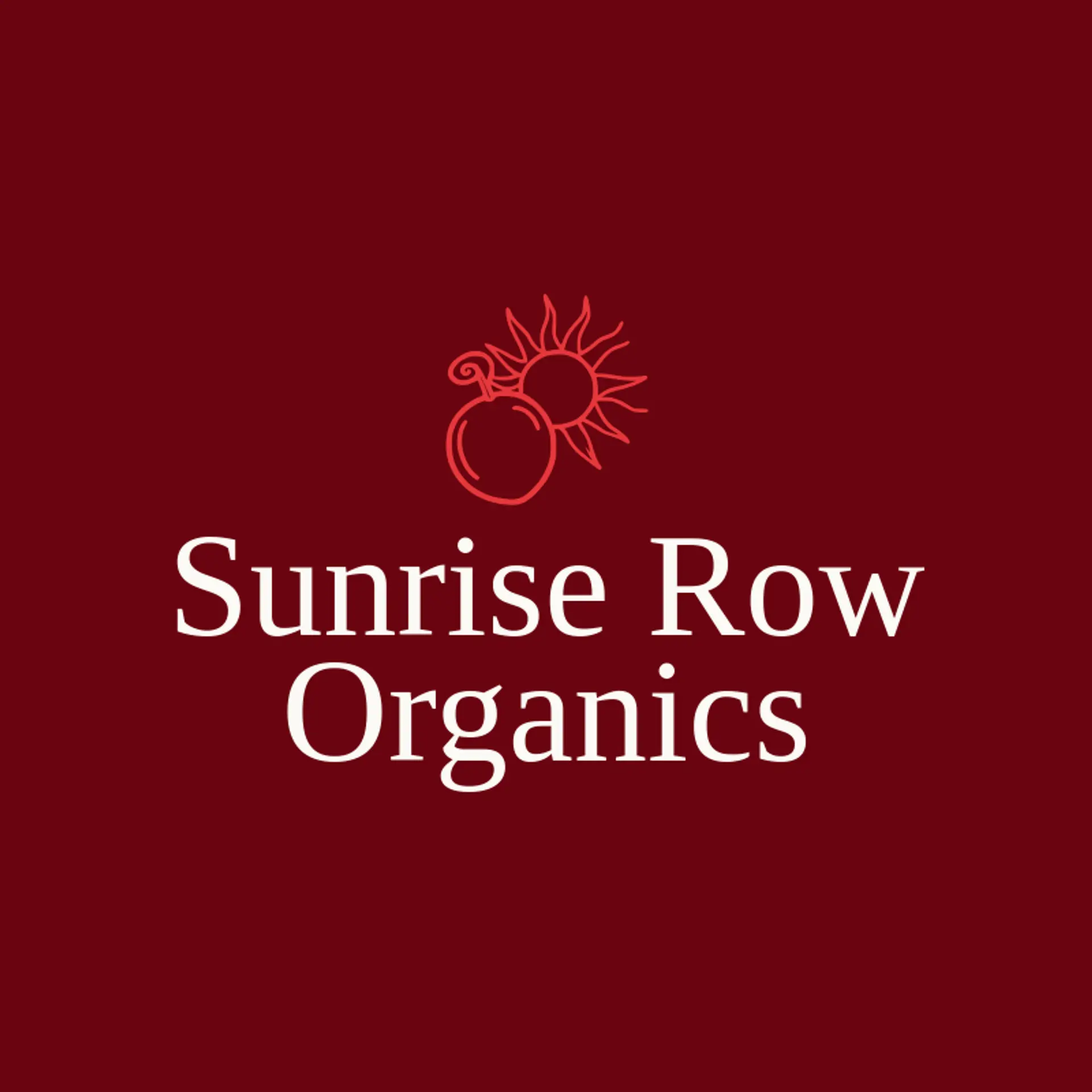 Sunrise Row Organics logo for harvest