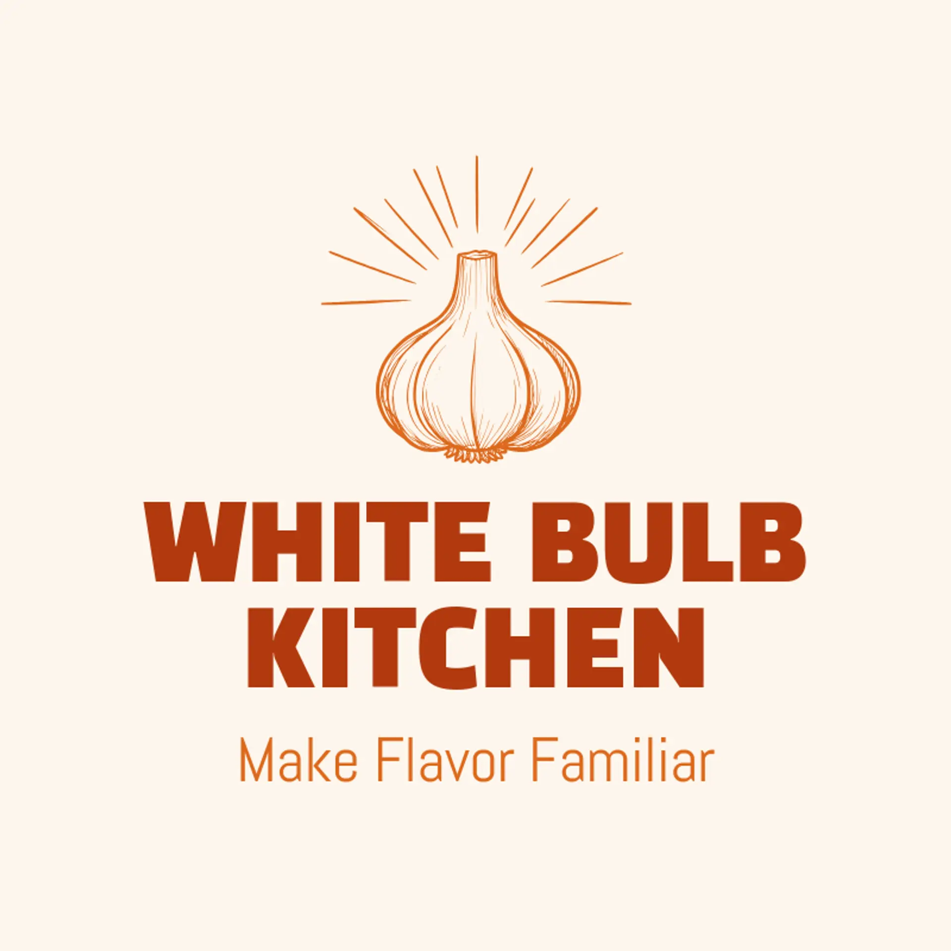 White Bulb Kitchen logo for spice